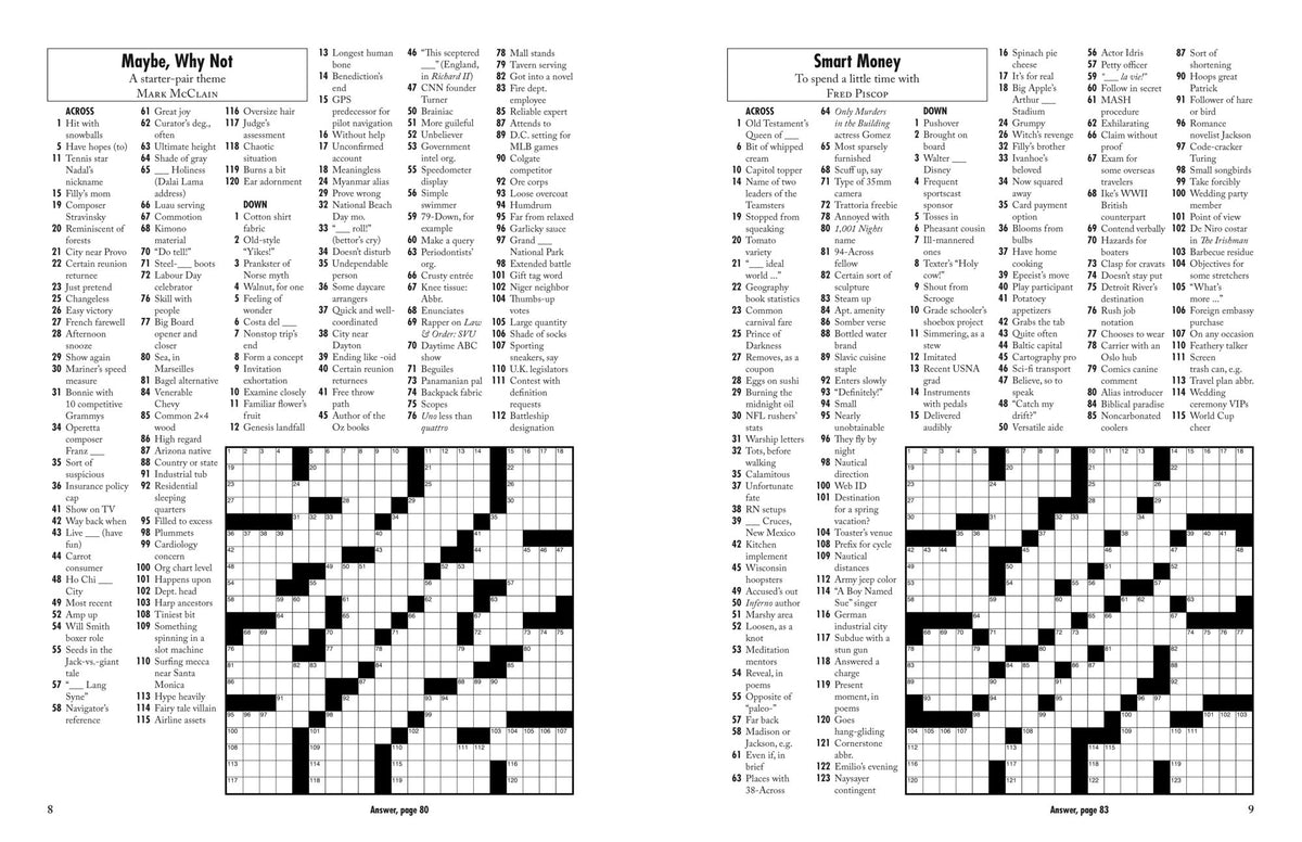 Cozy Sunday Crosswords