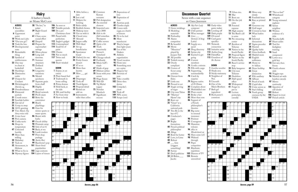 Cozy Sunday Crosswords