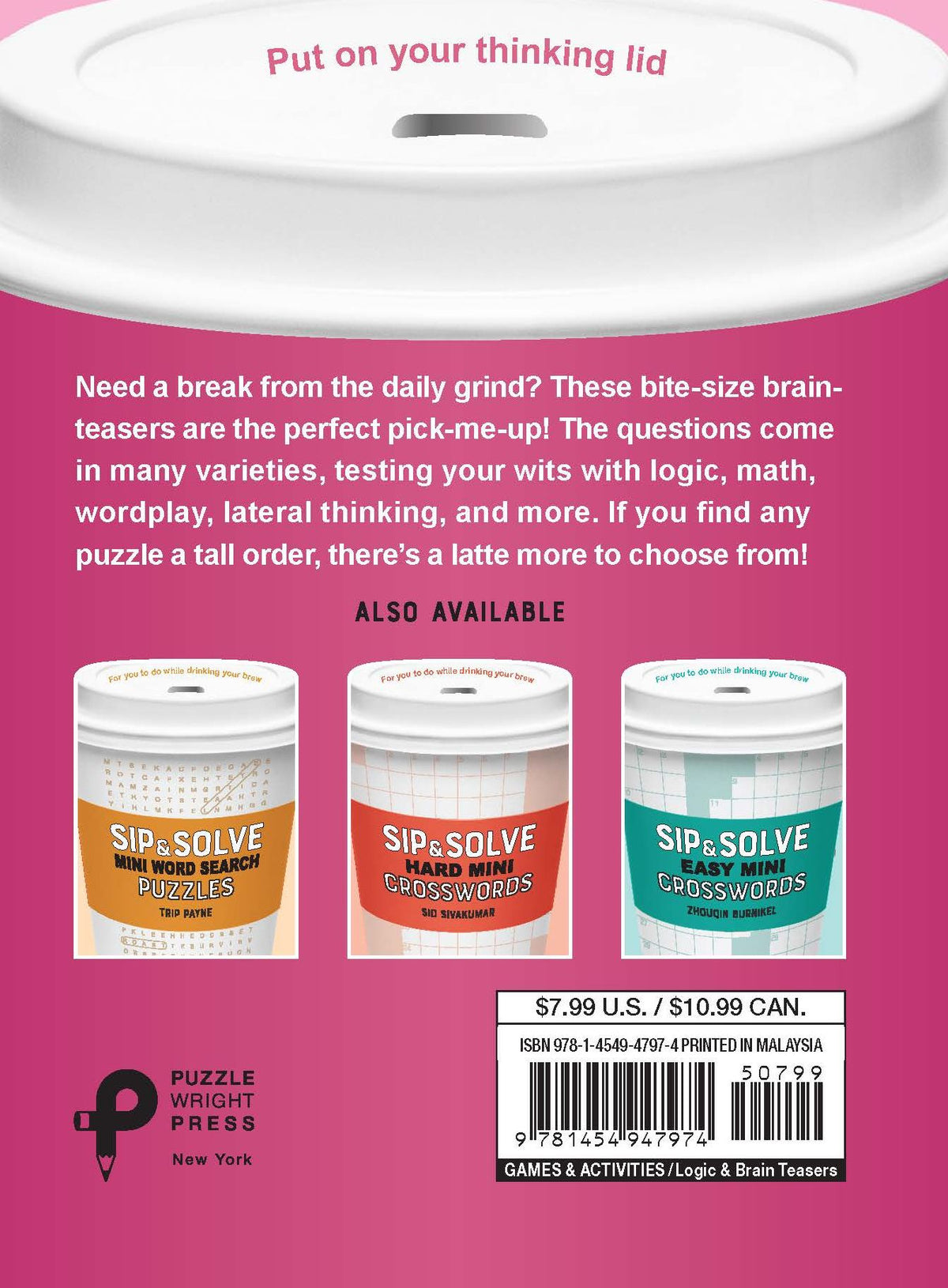 Sip & Solve Two-Minute Brainteasers