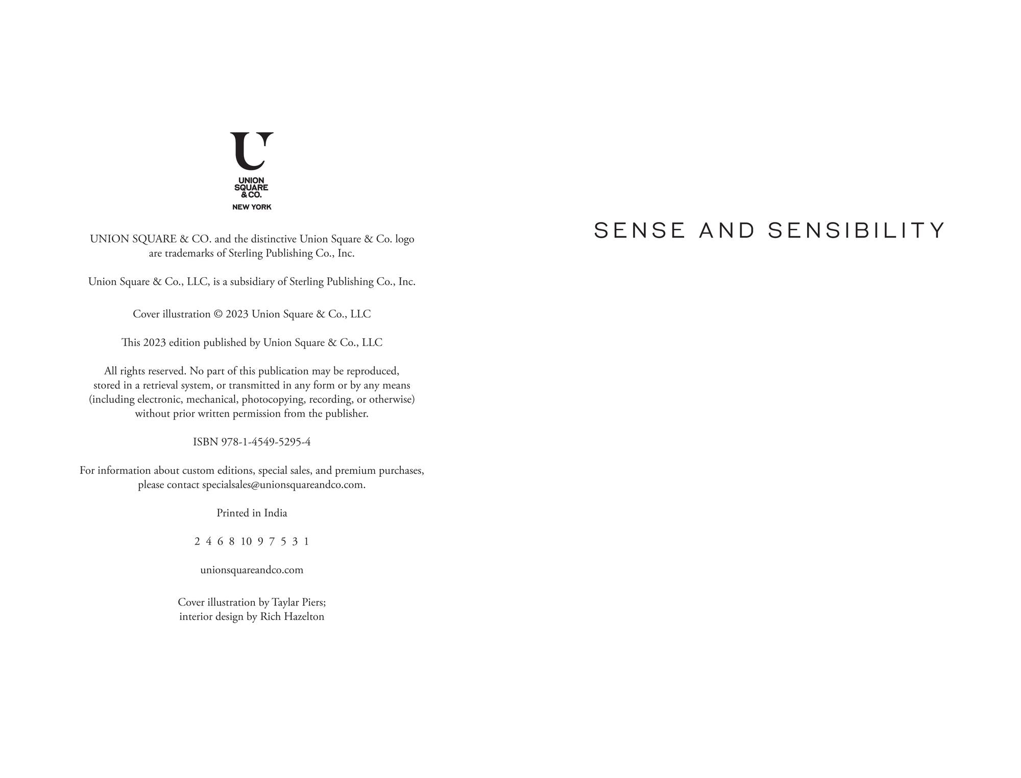 Sense and Sensibility (Special Edition)