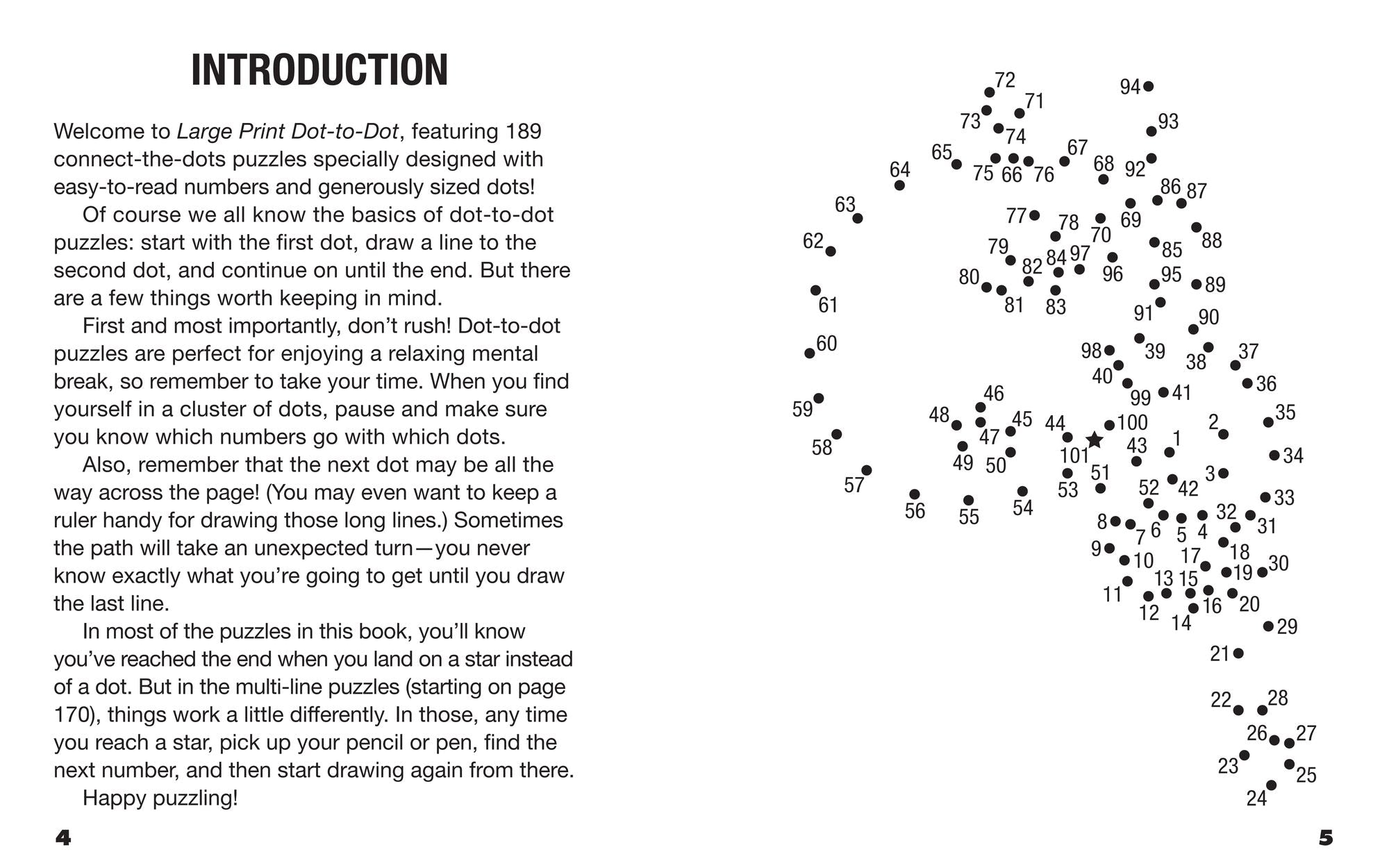 Large Print Dot-to-Dot
