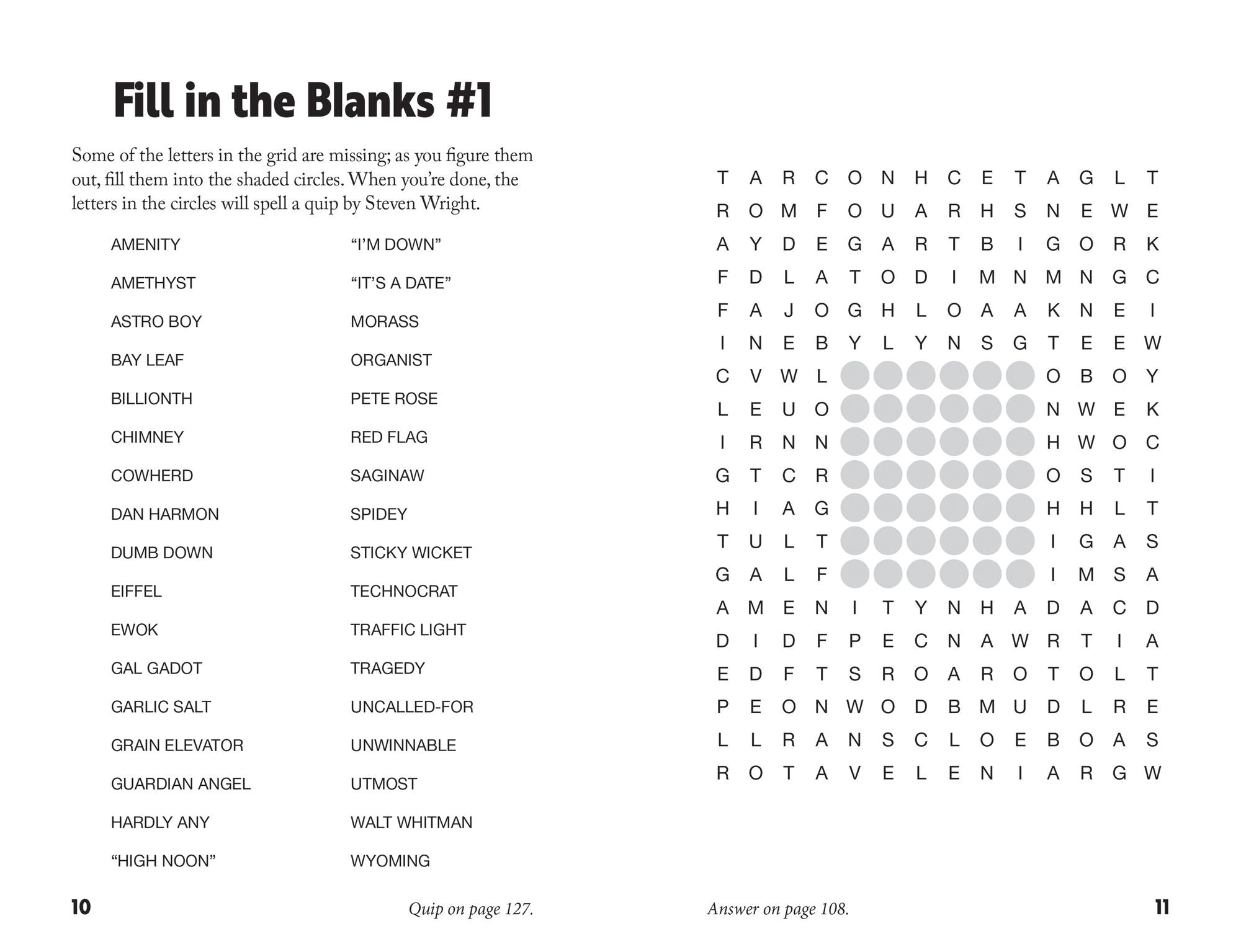 Curiously Quirky Word Searches