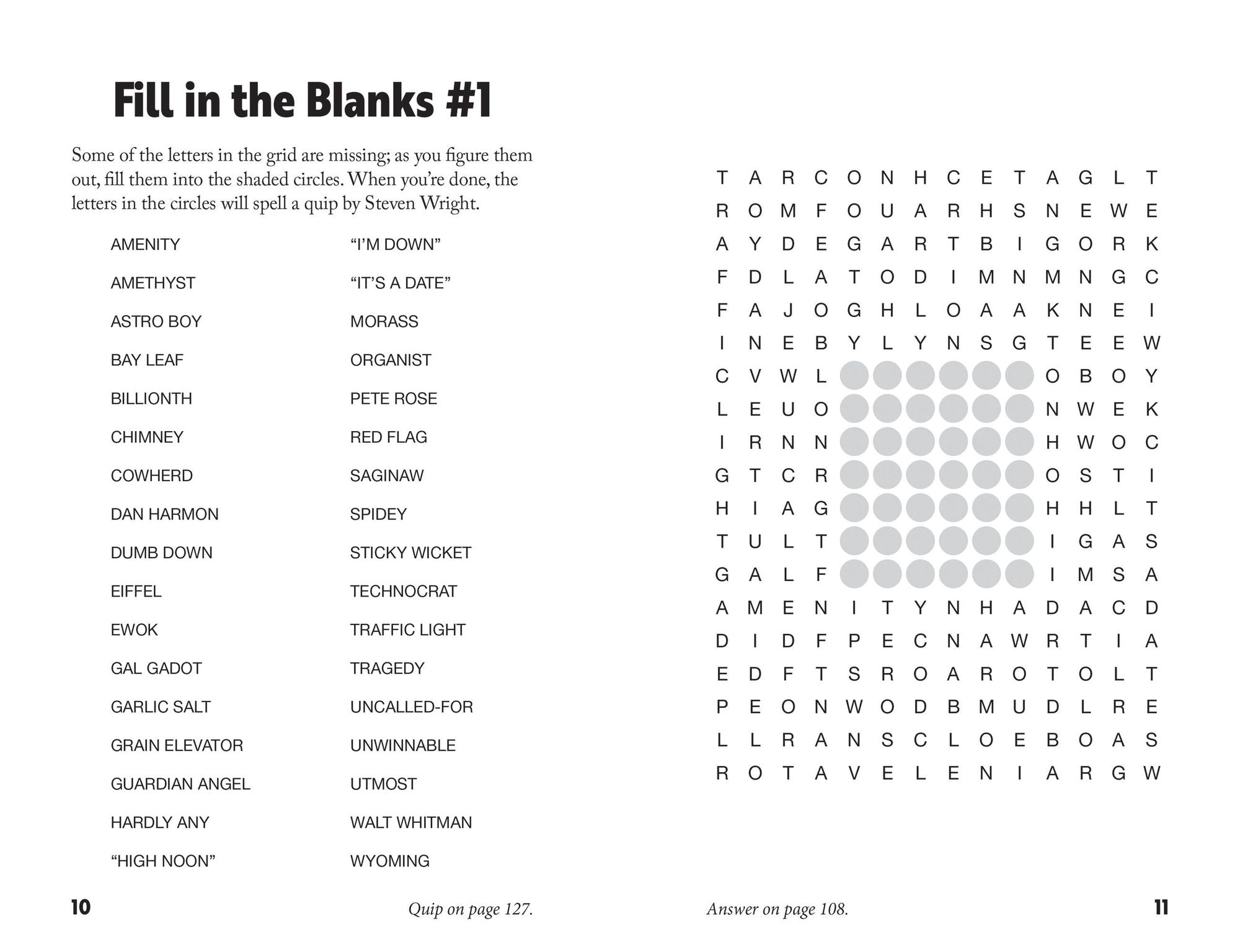 Curiously Quirky Word Searches