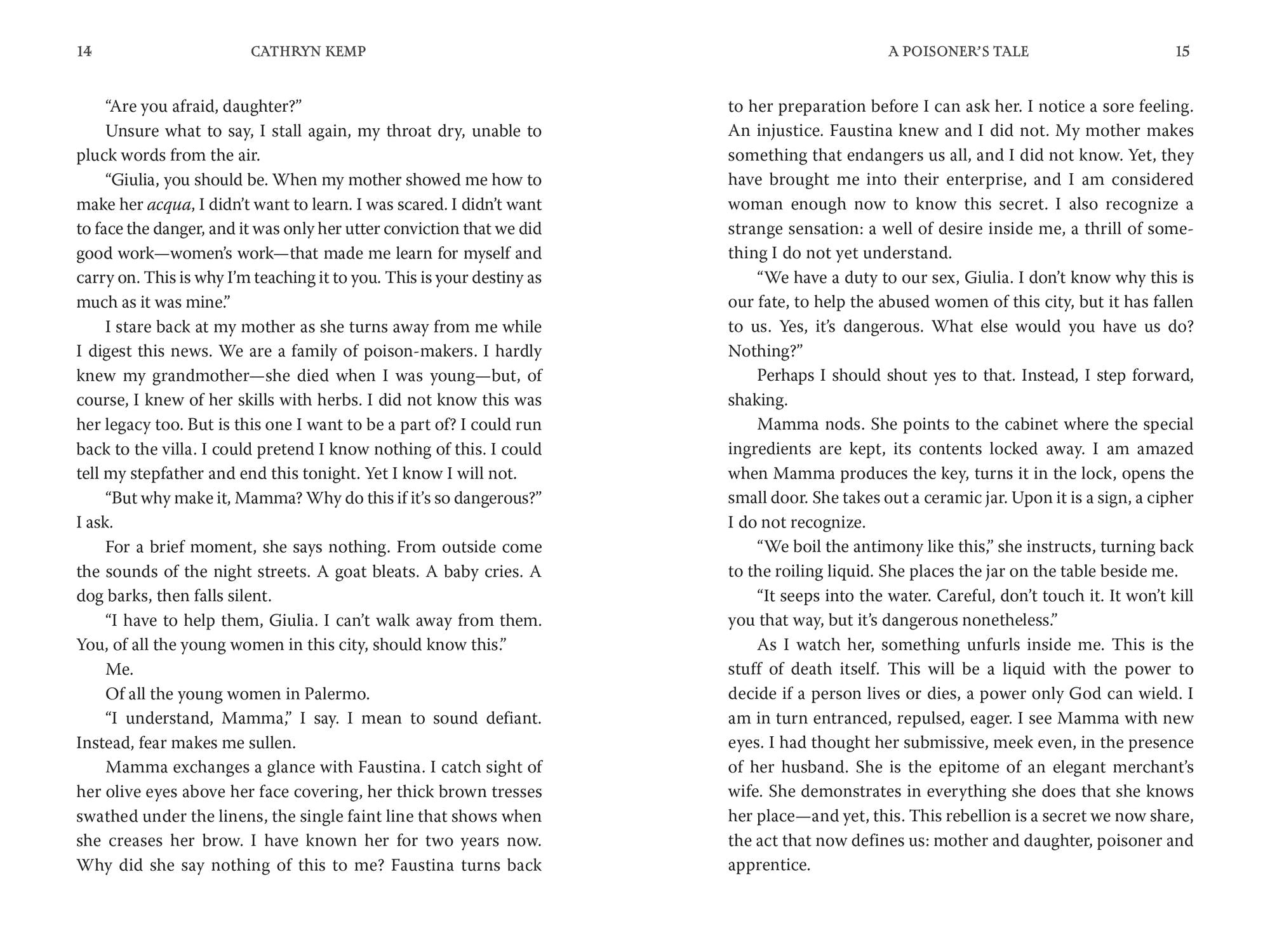 A Poisoner's Tale: A Novel (A Retelling of the Life of Giulia Tofana, Aqua Tofana Poisoner of Rome)