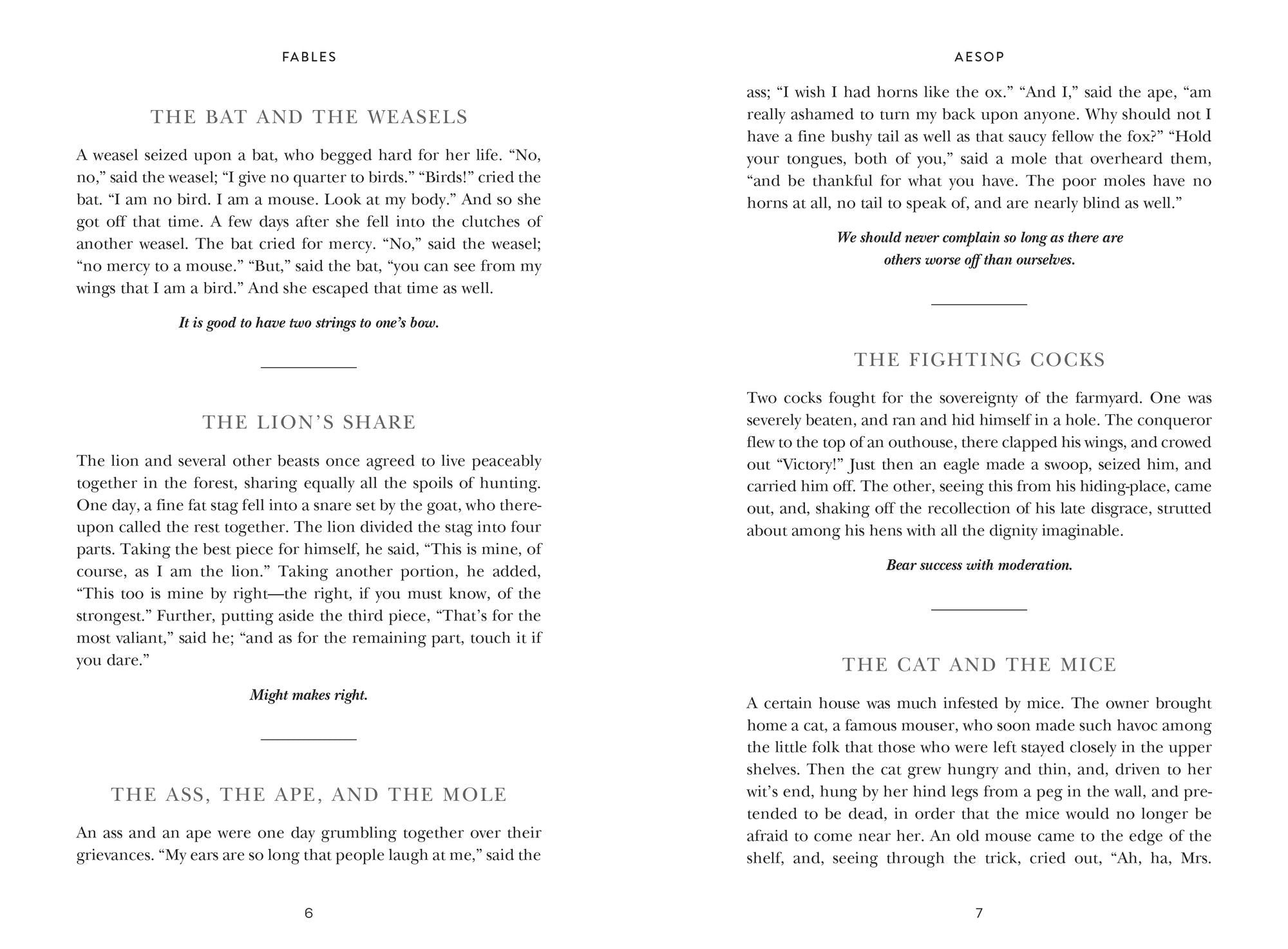 Aesop's Fables (Special Edition)