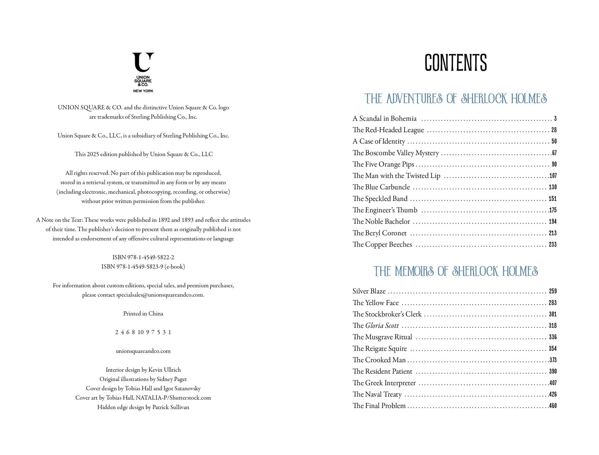 The Adventures & Memoirs of Sherlock Holmes (Deluxe Edition)