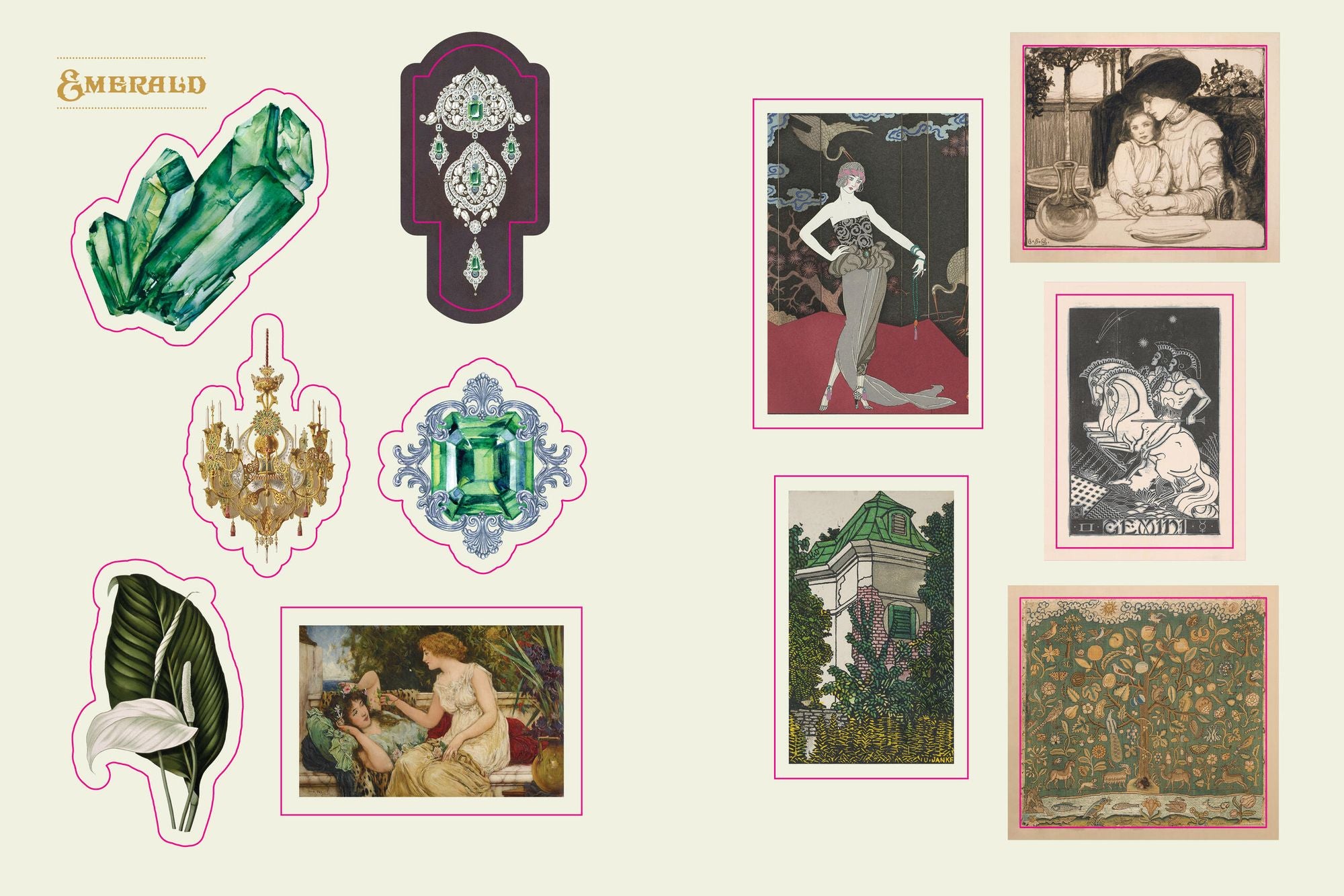 Crystal Sticker Book: More than 400 Magickal & Mystical Stickers