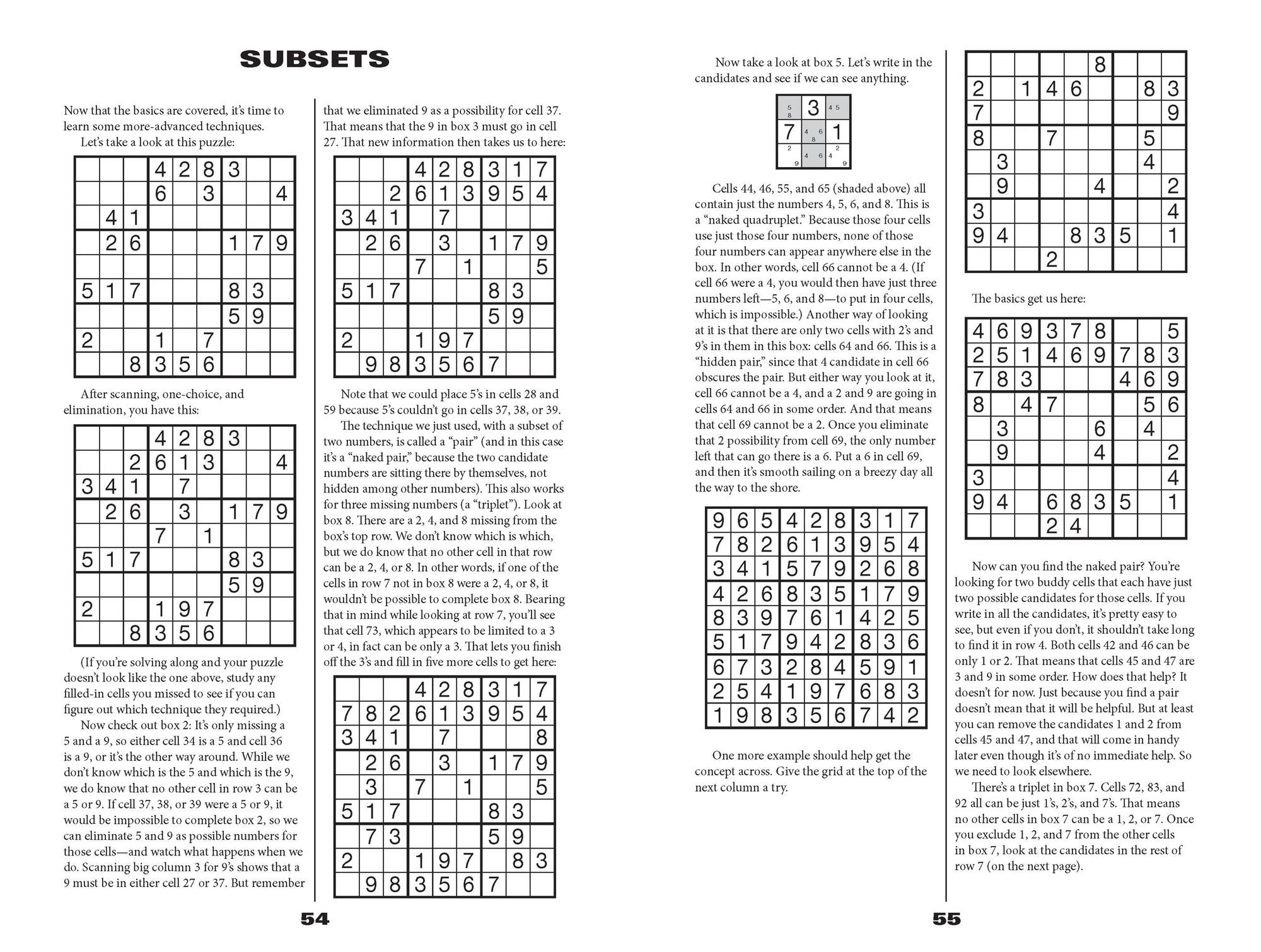 Skill Builder Sudoku: Easy to Medium