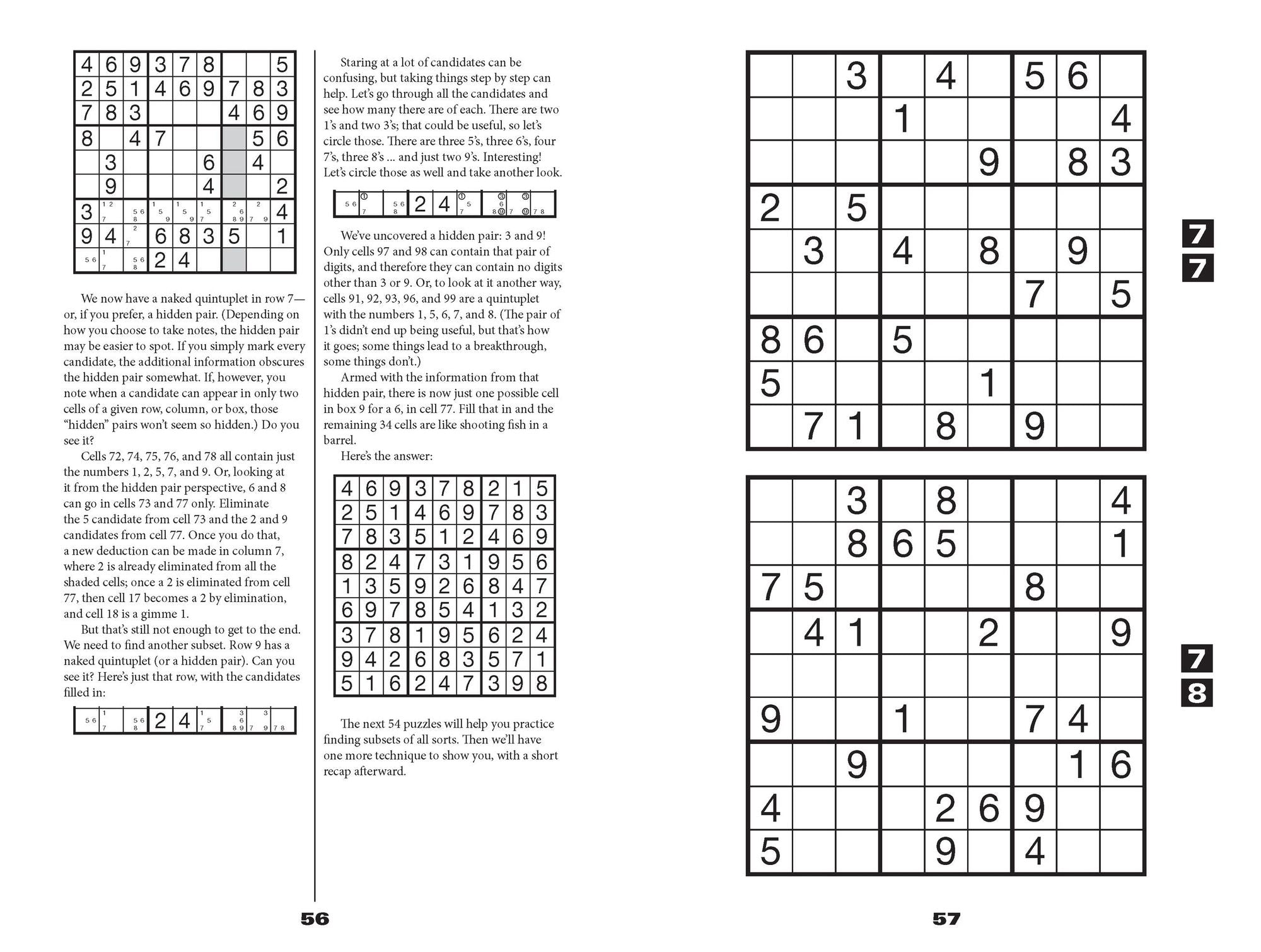 Skill Builder Sudoku: Easy to Medium