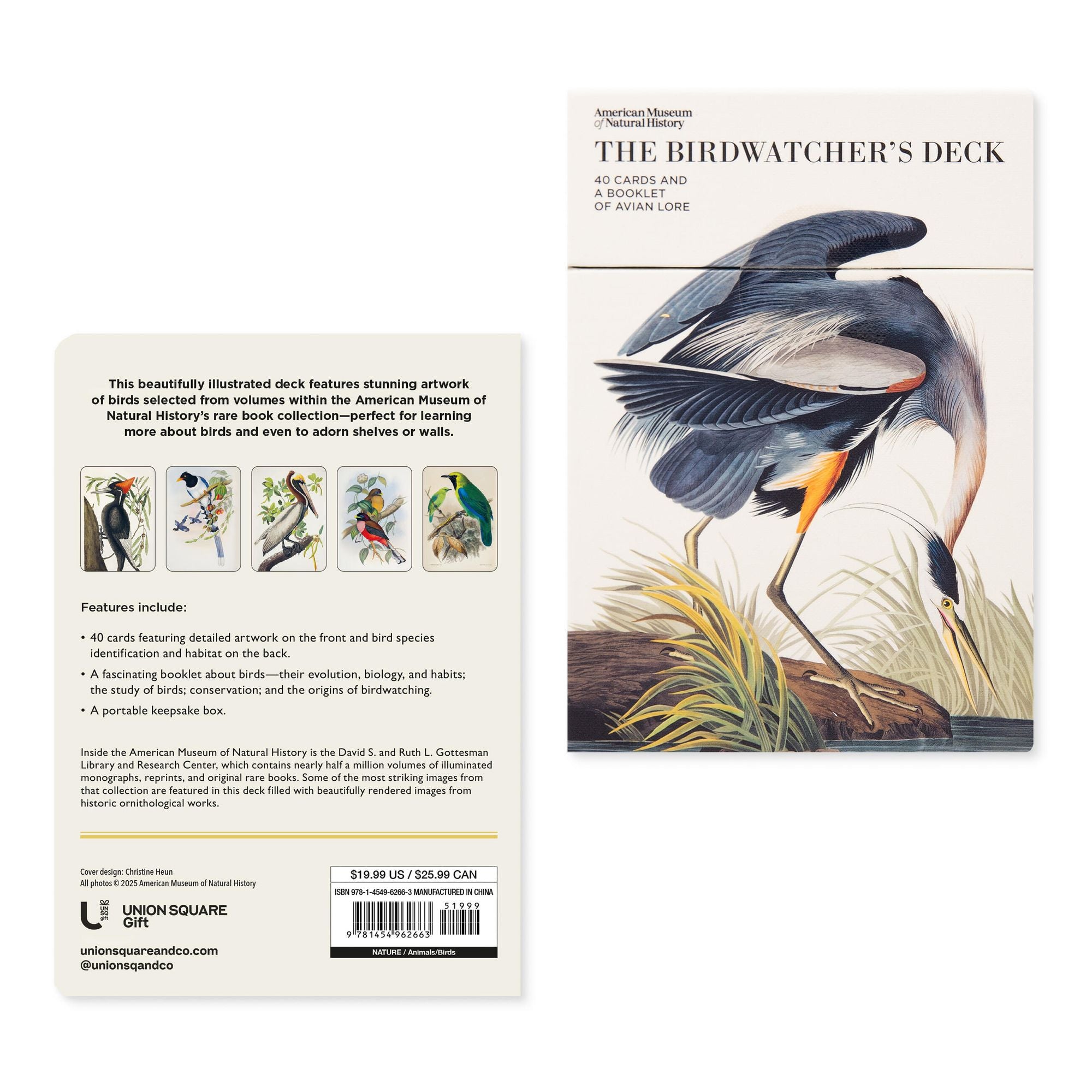 The Birdwatcher's Deck: 40 Cards and a Booklet of Avian Lore