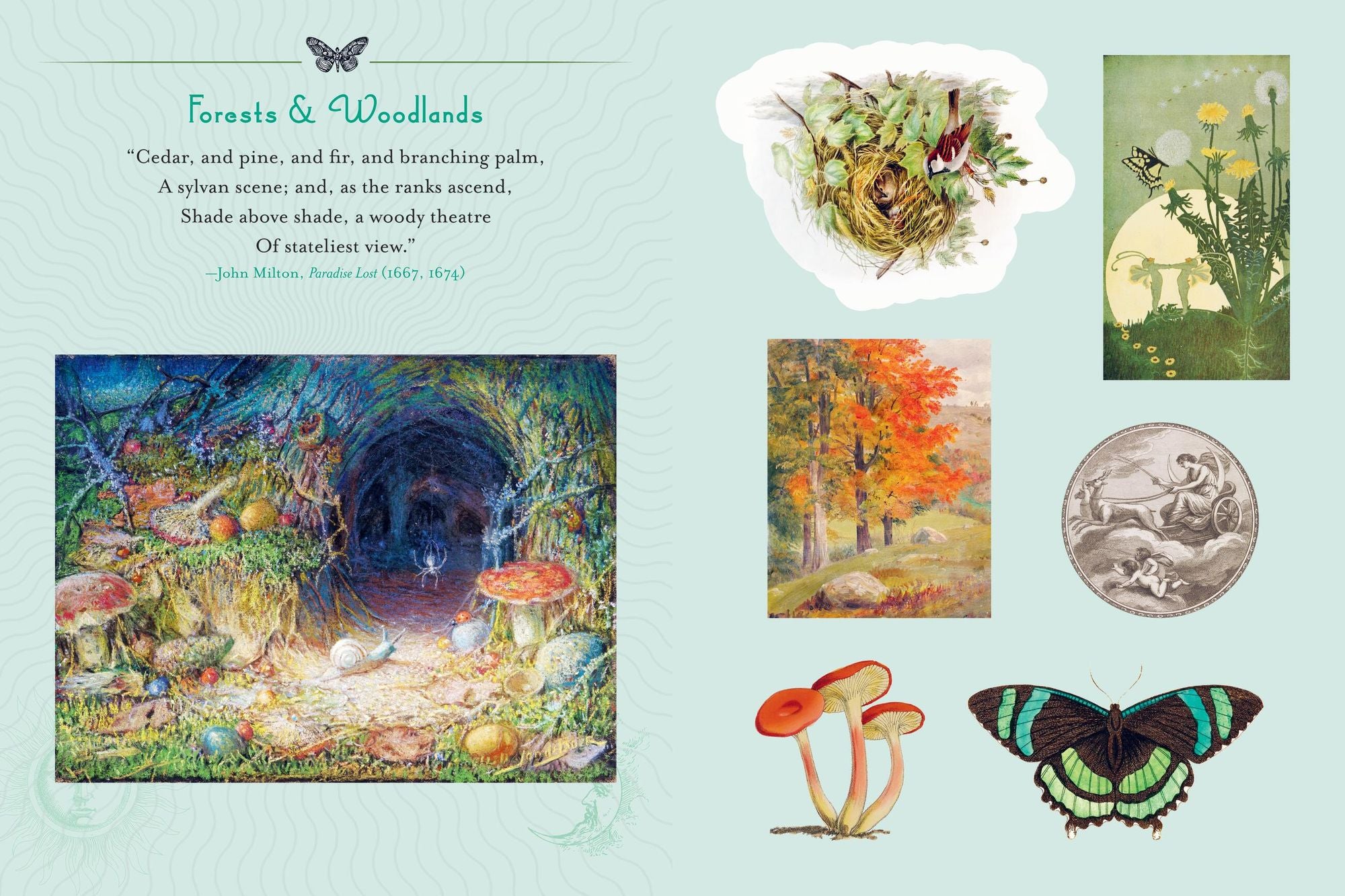 Mystical Earth Sticker Book: 400 Stickers Inspired by the Beauty & Mythology of Nature