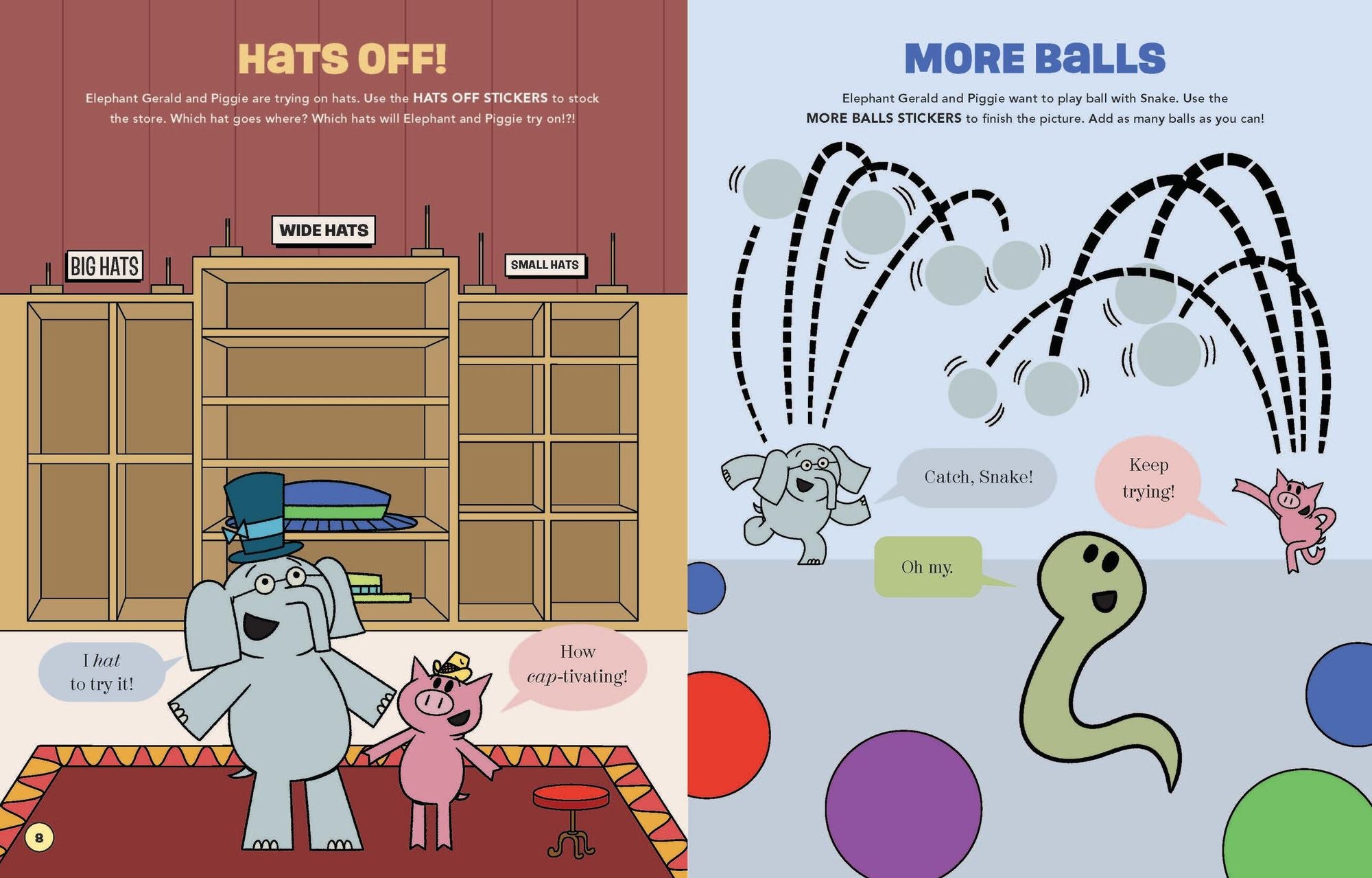 Elephant & Piggie: Let's Sticker!
