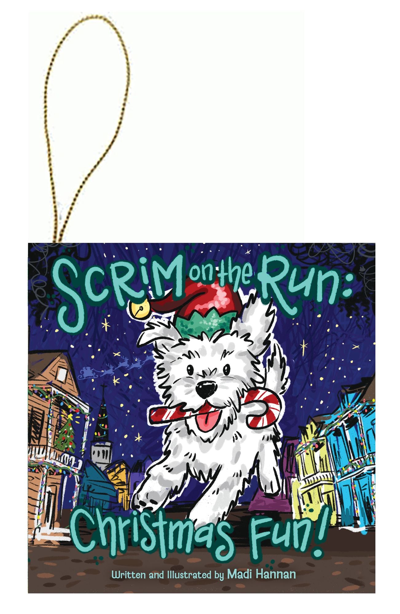 Scrim on the Run: Christmas Fun! Ornament