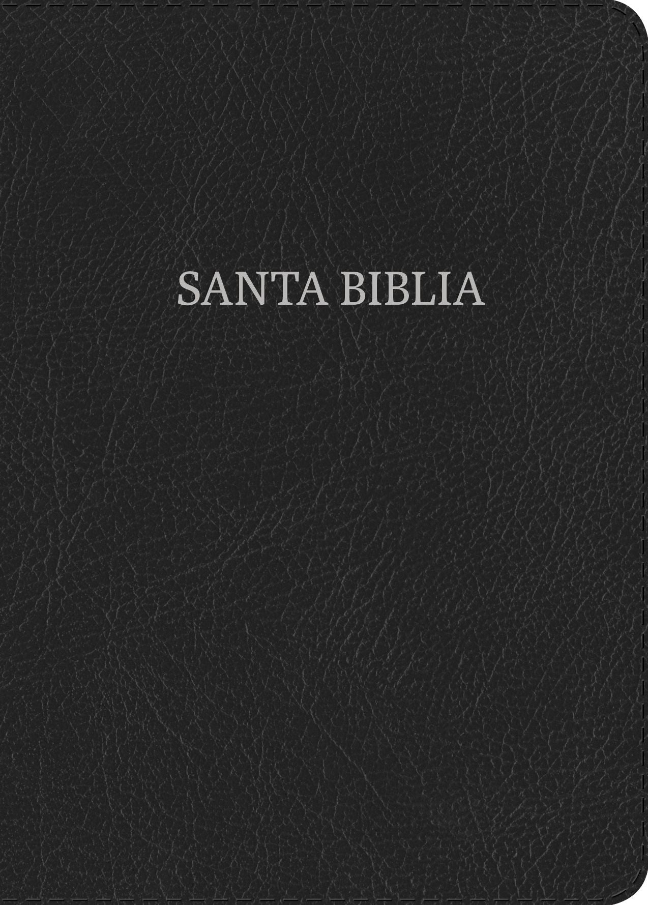 NVI Biblia letra súper gigante, negro piel fabricada