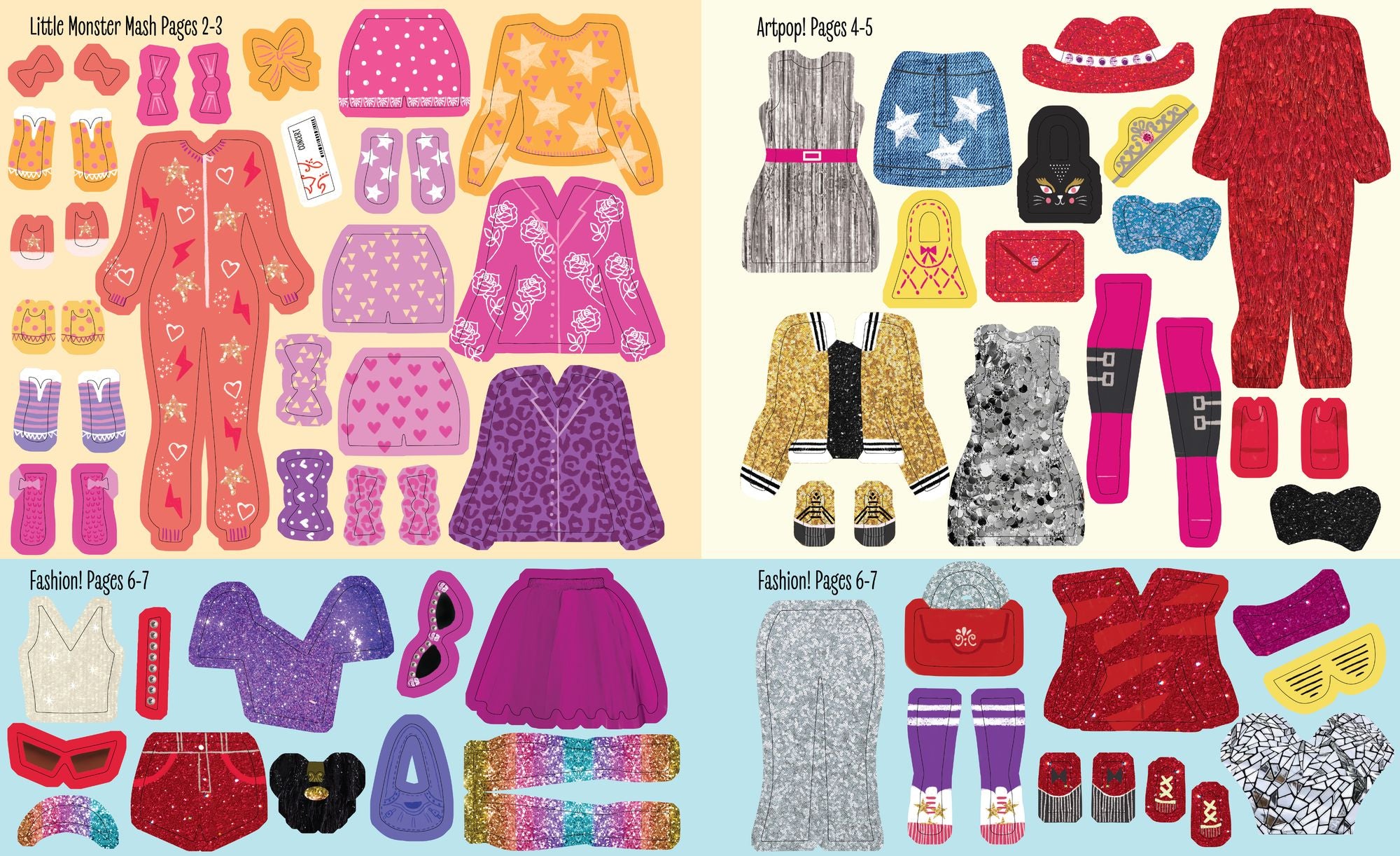 My Sticker Dress-Up®: Going Gaga: The Unofficial Sticker Book for Little Monsters