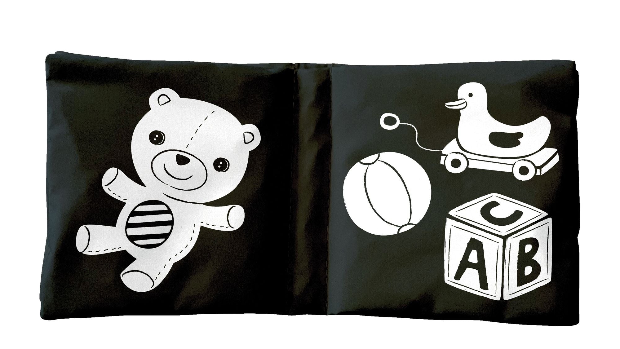 Baby's World: A High-Contrast Crinkle Fabric Stroller Book for Babies