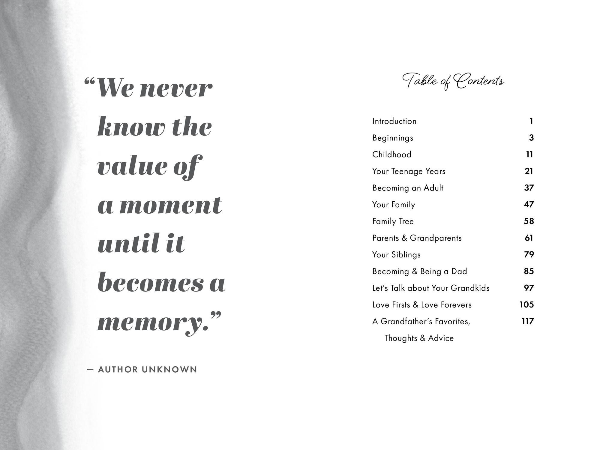 Grandfather, I Want to Hear Your Story: A Grandfather's Guided Journal to Share His Life & His Love