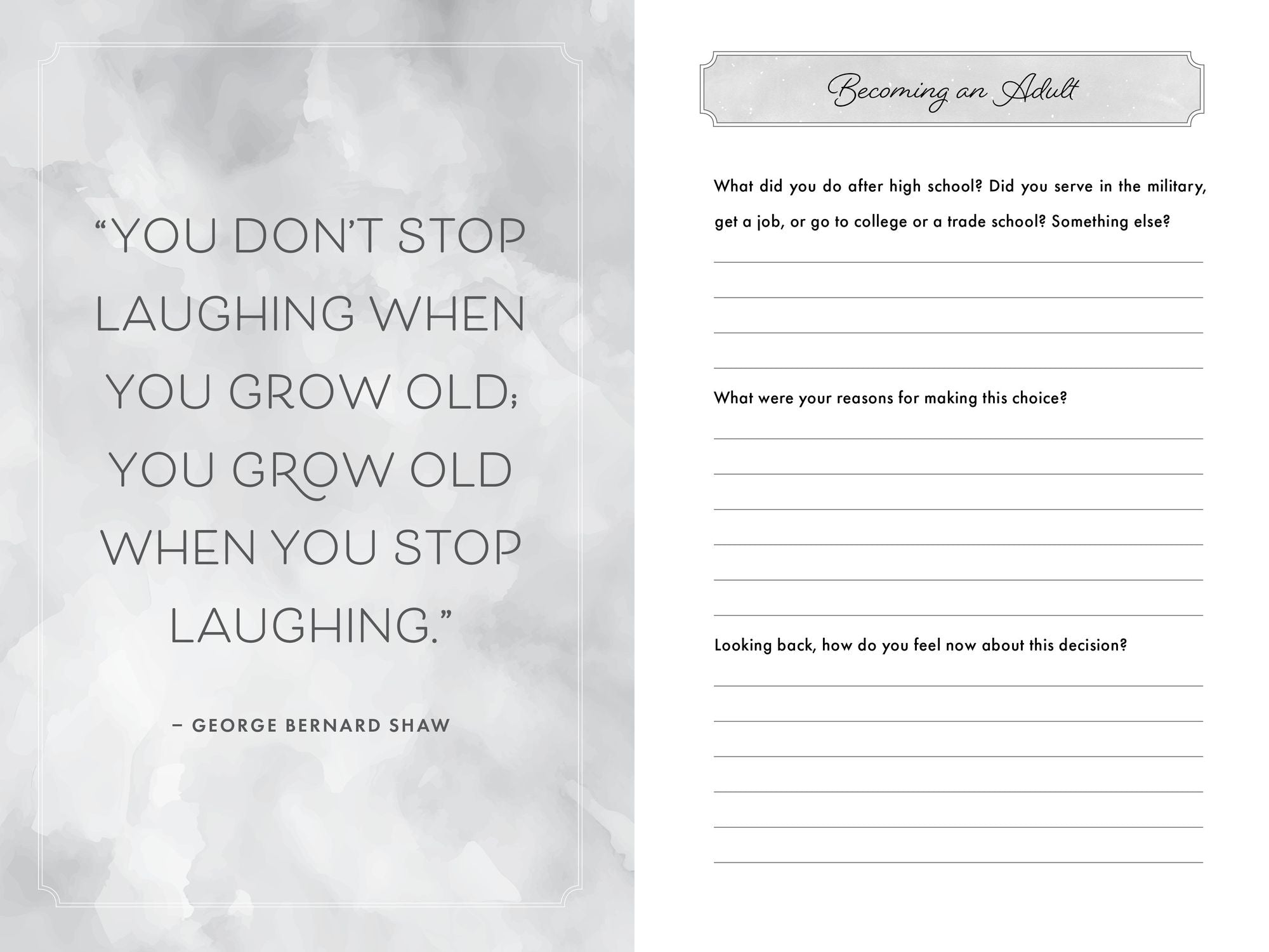 Grandfather, I Want to Hear Your Story: A Grandfather's Guided Journal to Share His Life & His Love