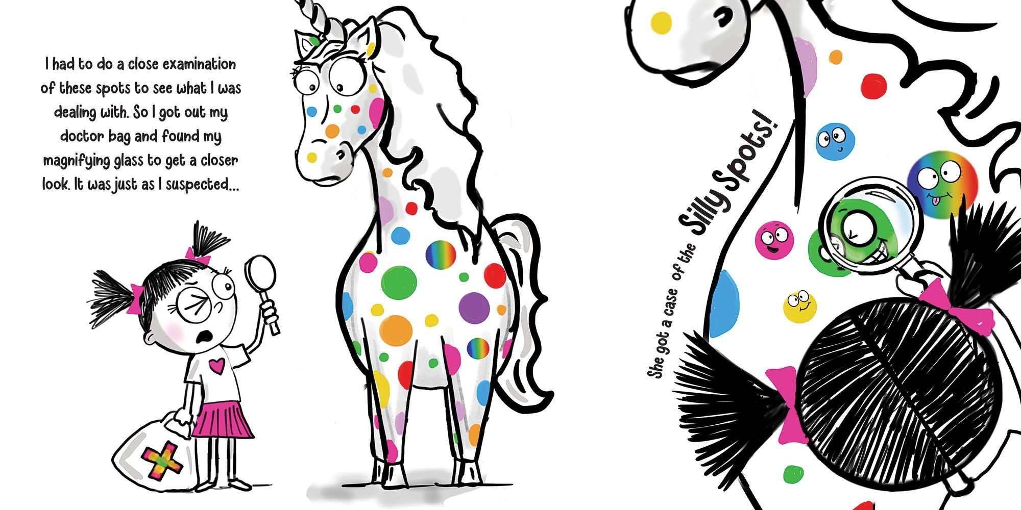 Never Let a Unicorn Get Spots: A Funny Picture Book for the Little Doctors in Your Life!