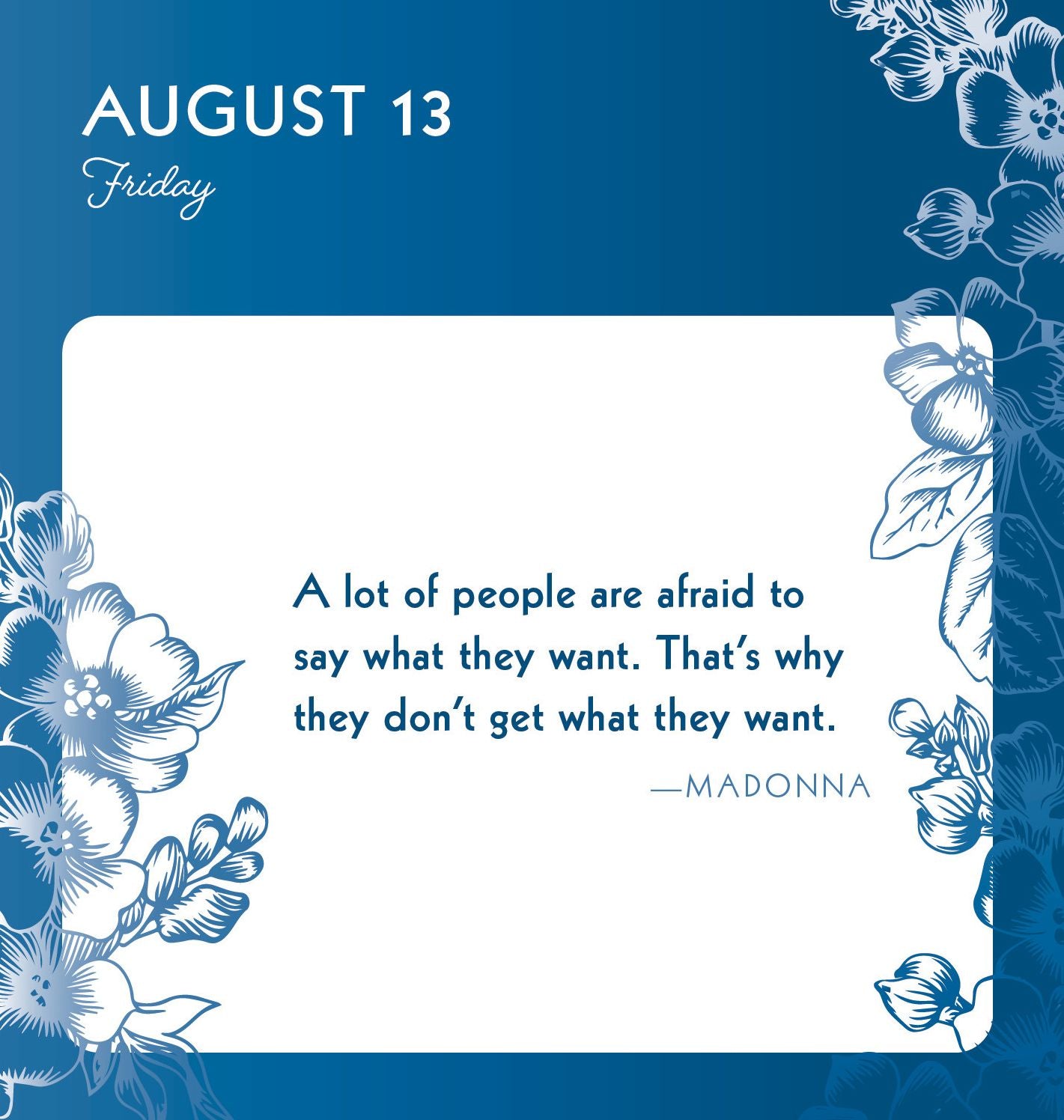 2027 Great Quotes From Great Women Boxed Calendar
