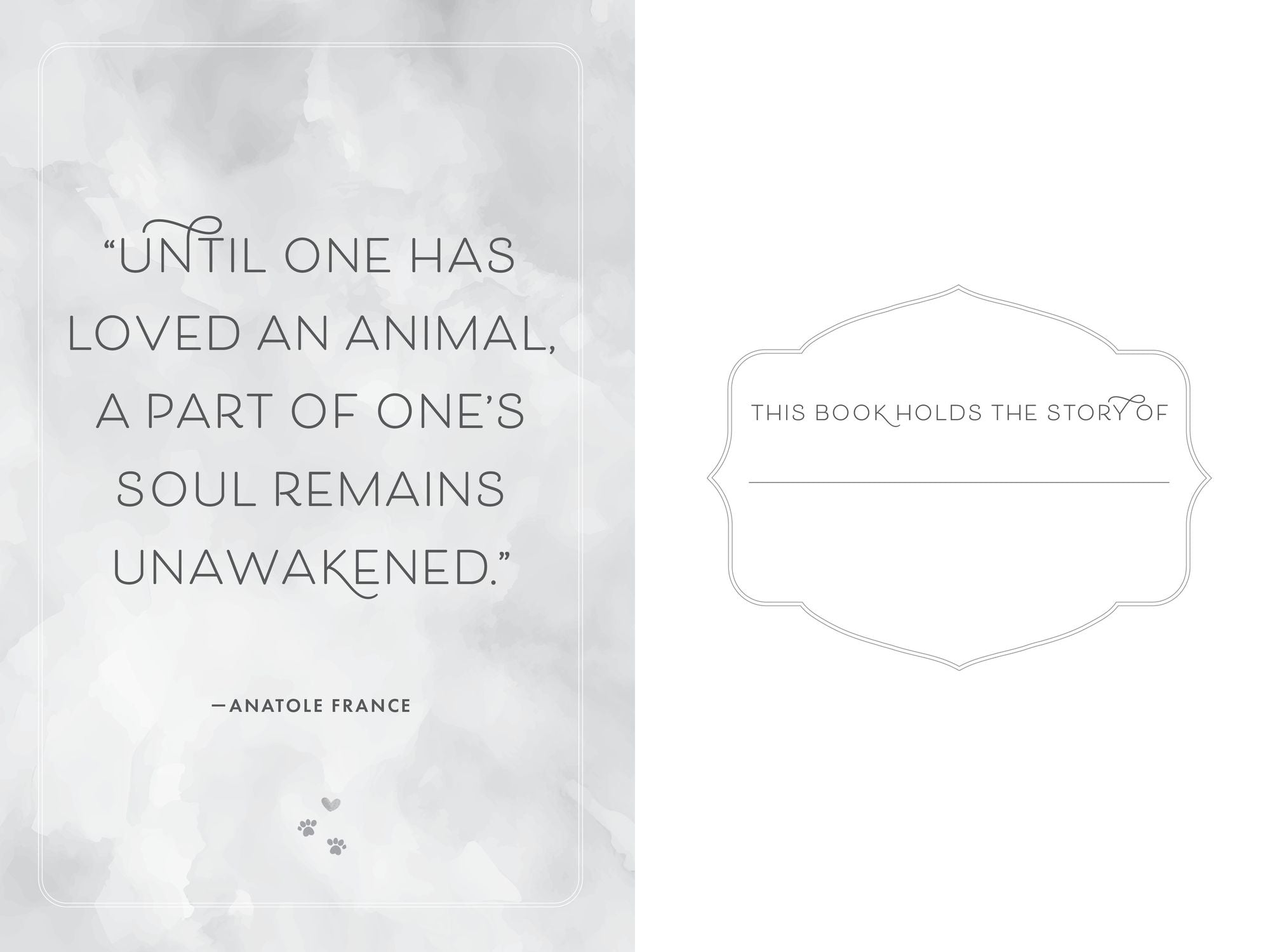 Because You Are Mine: A Hear Your Story(R) Guided Journal to Celebrate Your Precious Pet