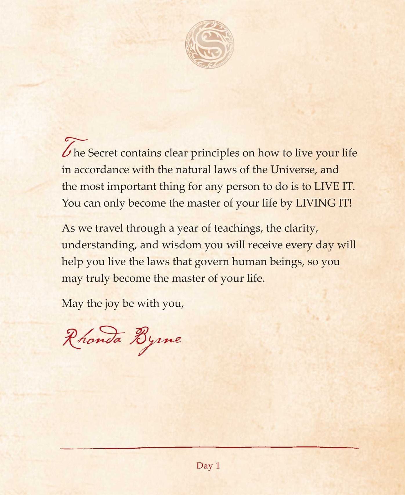 The Secret Daily Teachings