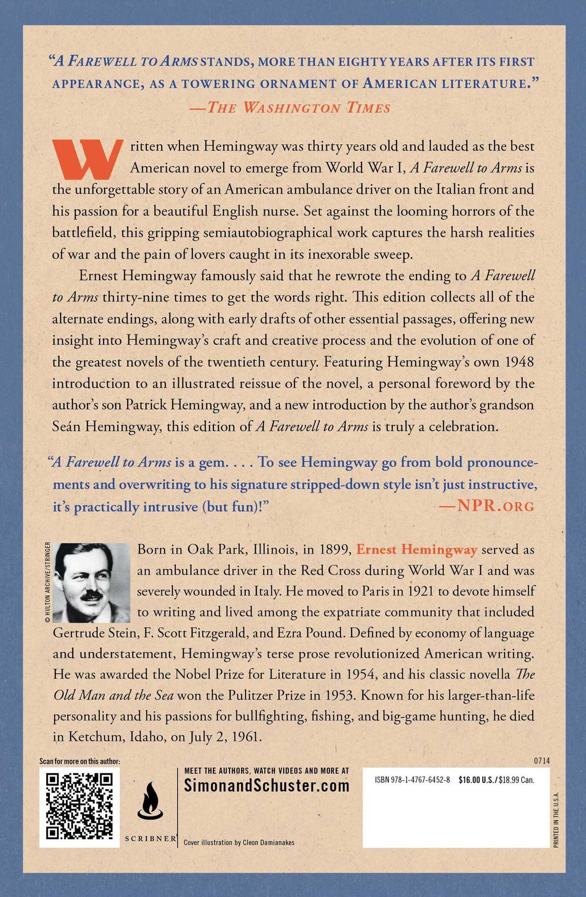 A Farewell to Arms (The Hemingway Library Edition)