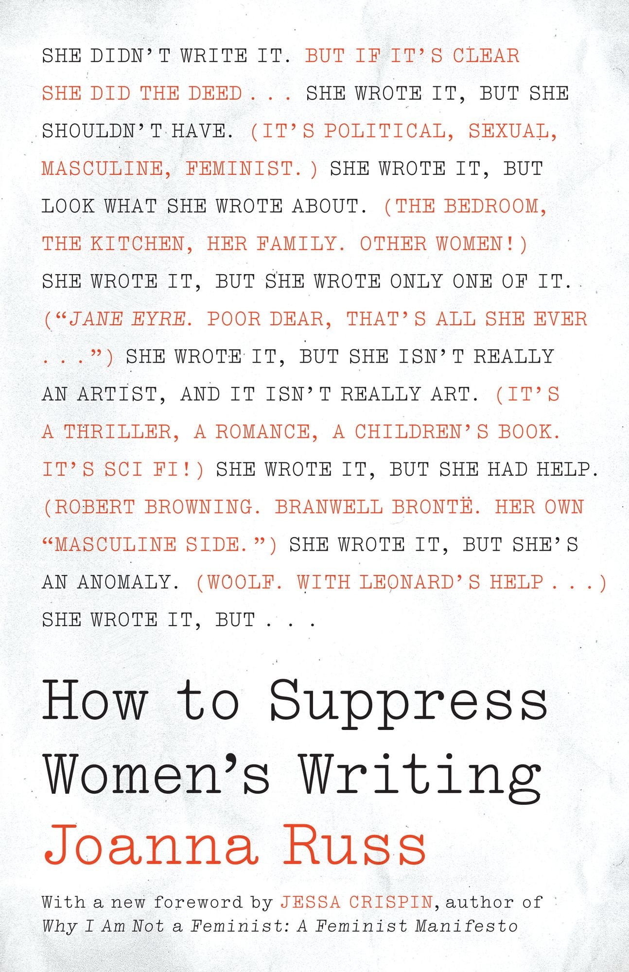 How to Suppress Women's Writing