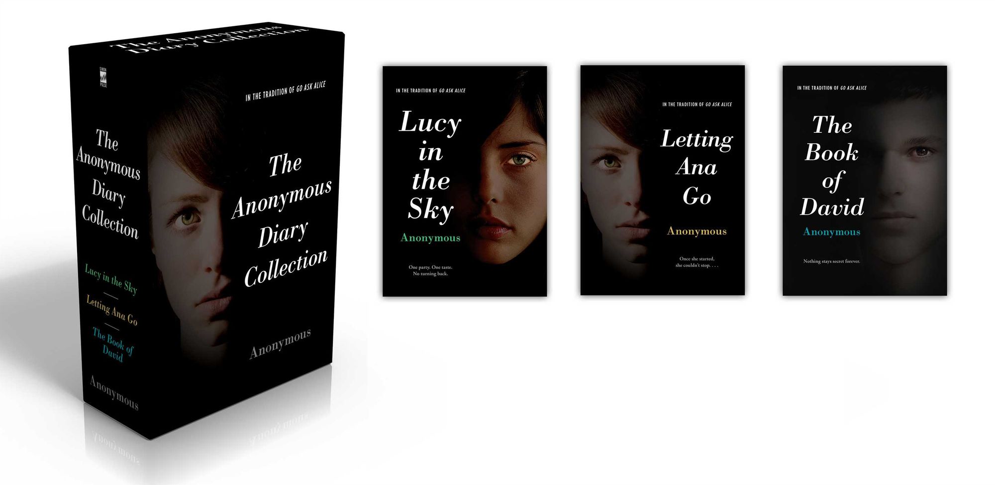 The Anonymous Diary Collection (Boxed Set): Lucy in the Sky; Letting Ana Go; The Book of David