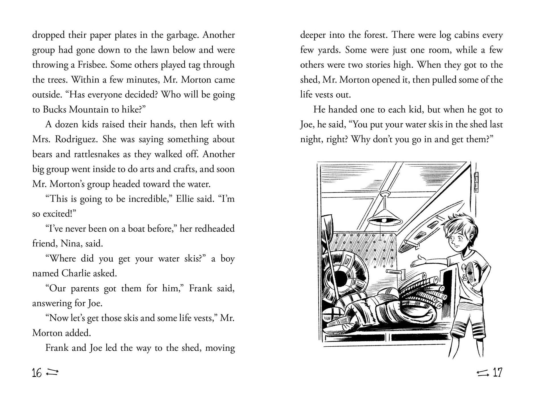 Water-Ski Wipeout (Hardy Boys Clue Book Series #3)