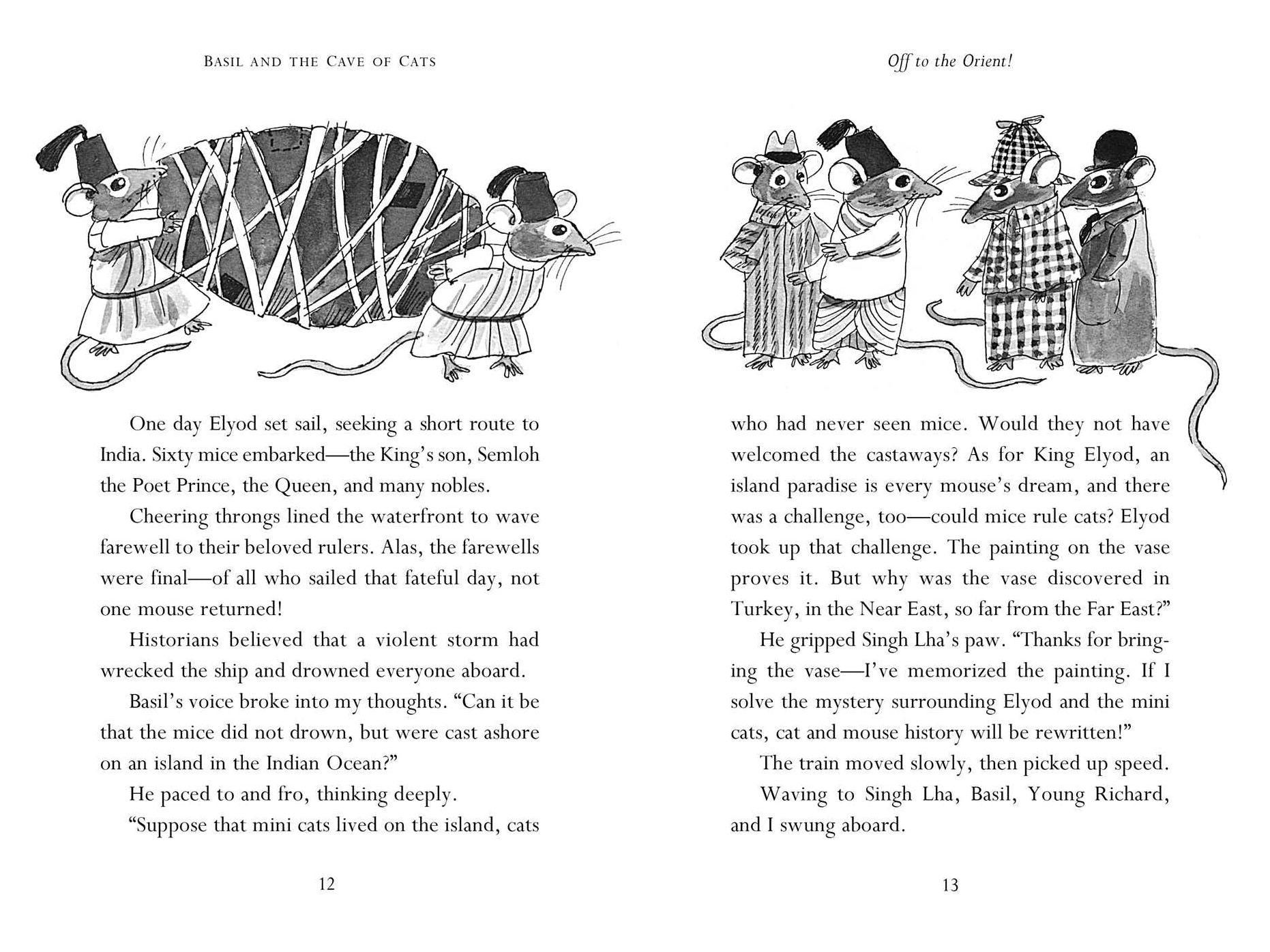Basil and the Cave of Cats (Great Mouse Detective Series #2)
