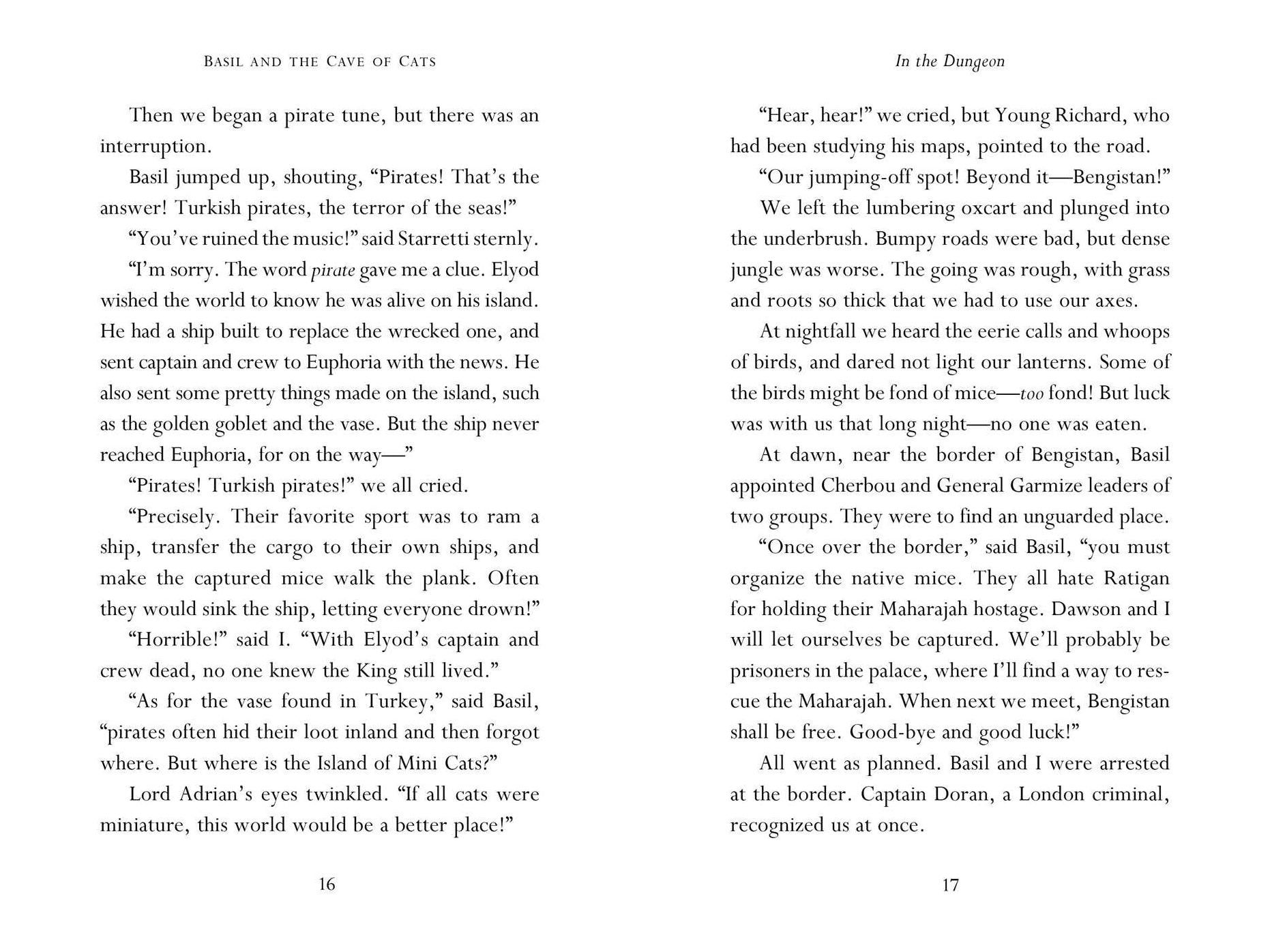 Basil and the Cave of Cats (Great Mouse Detective Series #2)