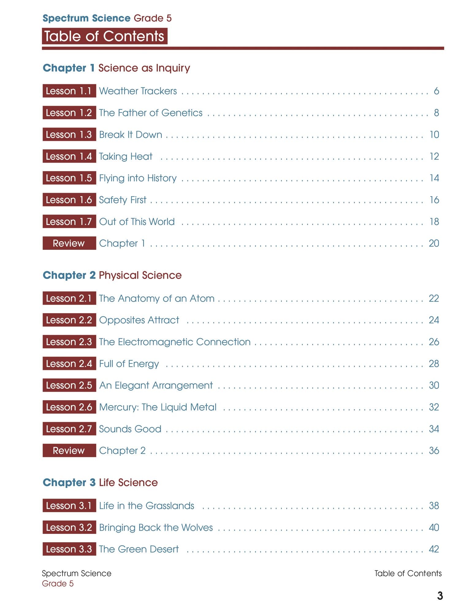 Spectrum Science, Grade 5