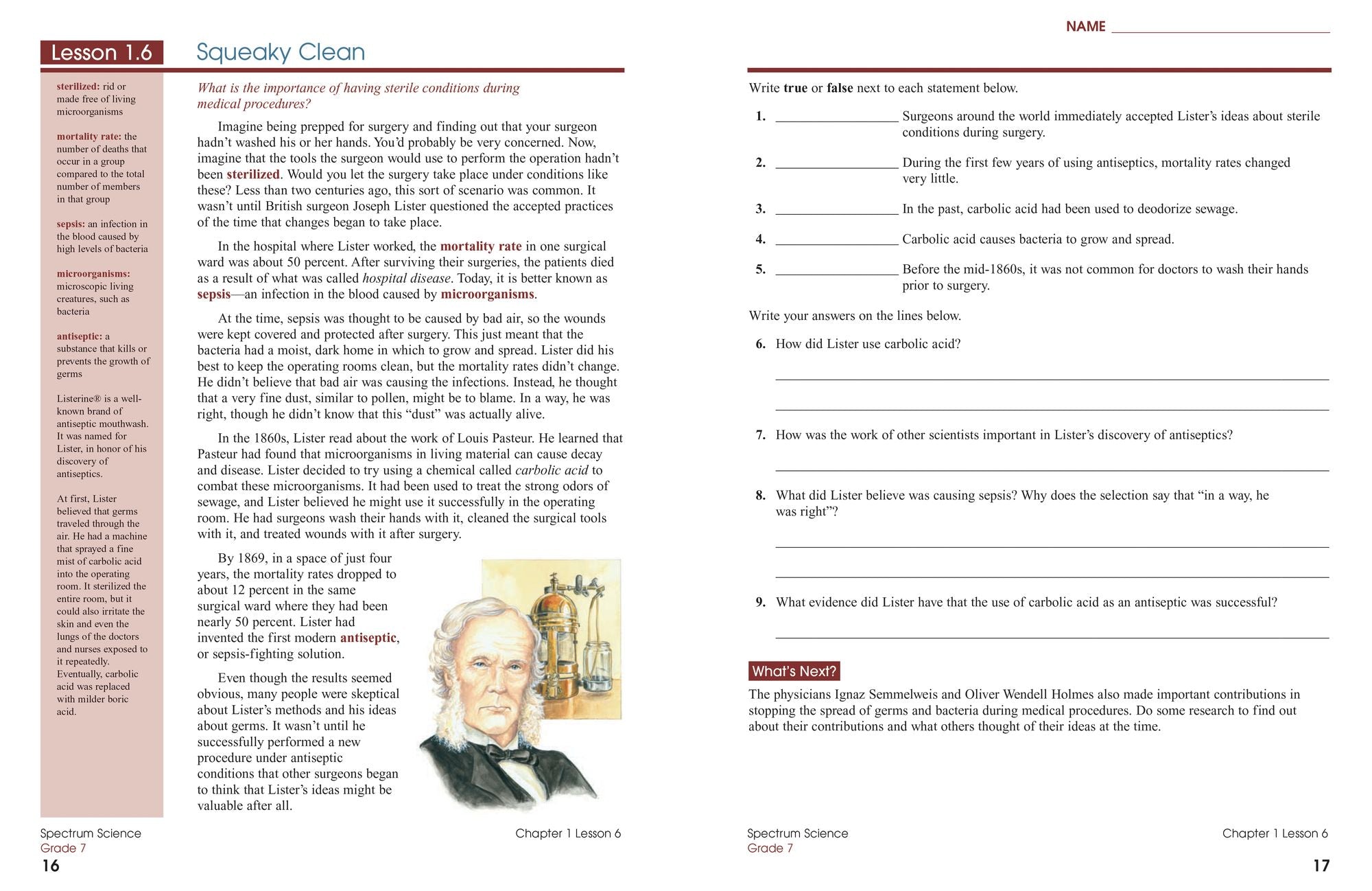 Spectrum Science, Grade 7