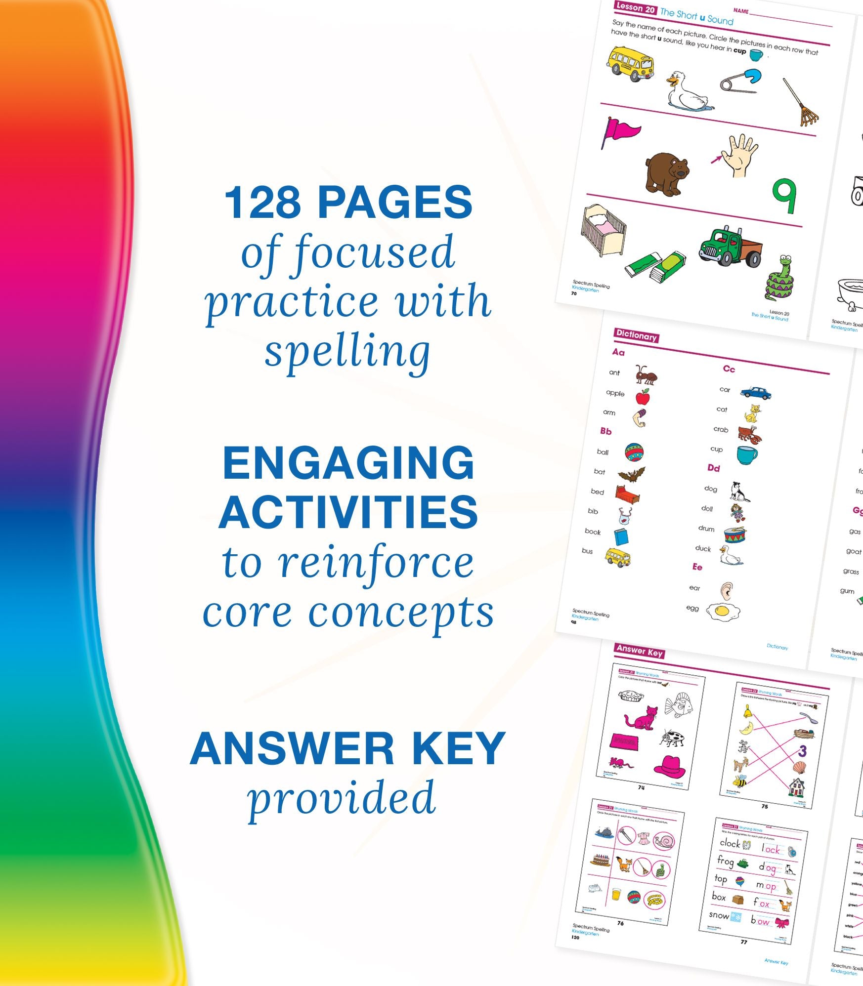 Spectrum Spelling, Grade K