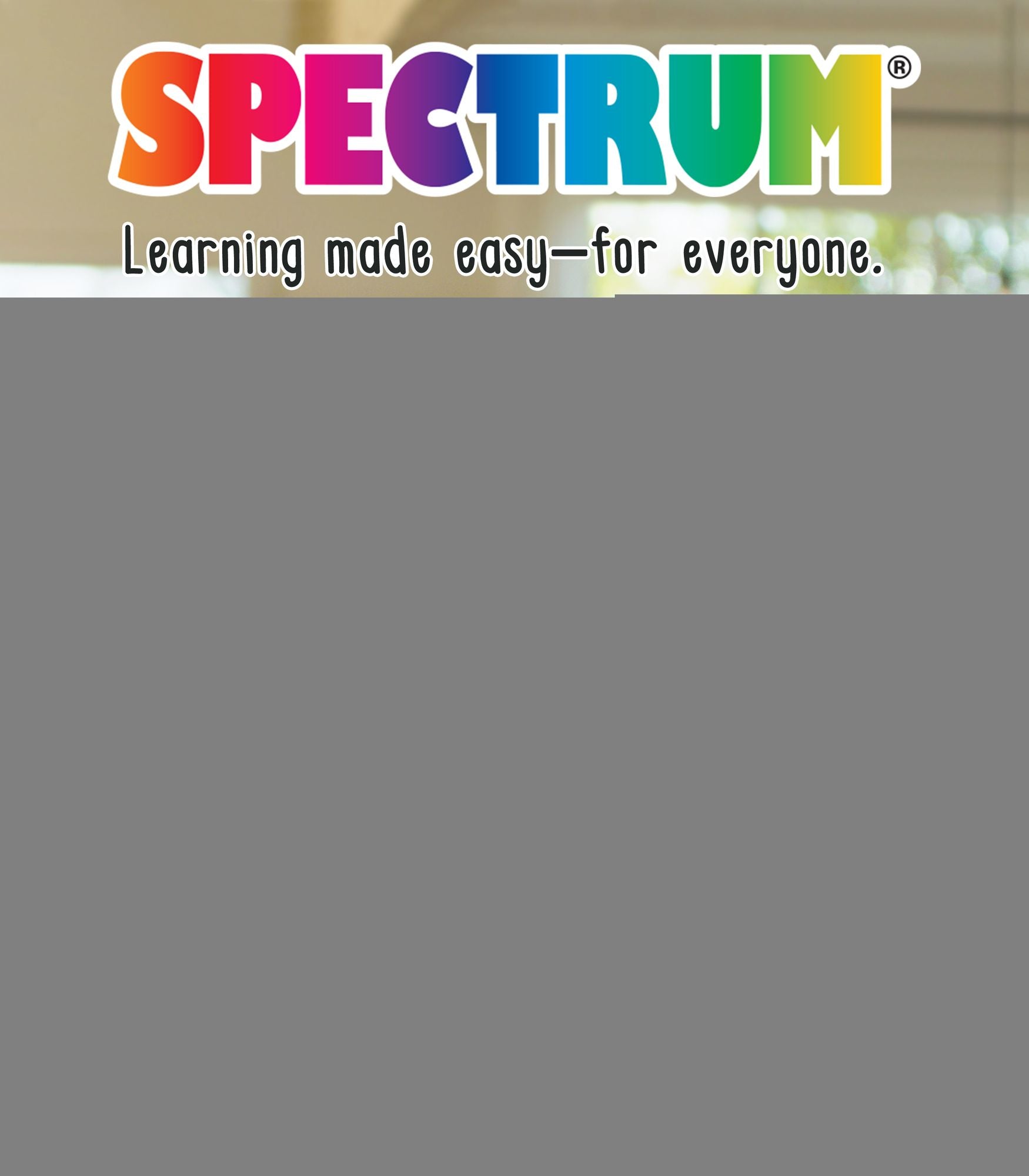 Spectrum Spelling, Grade K