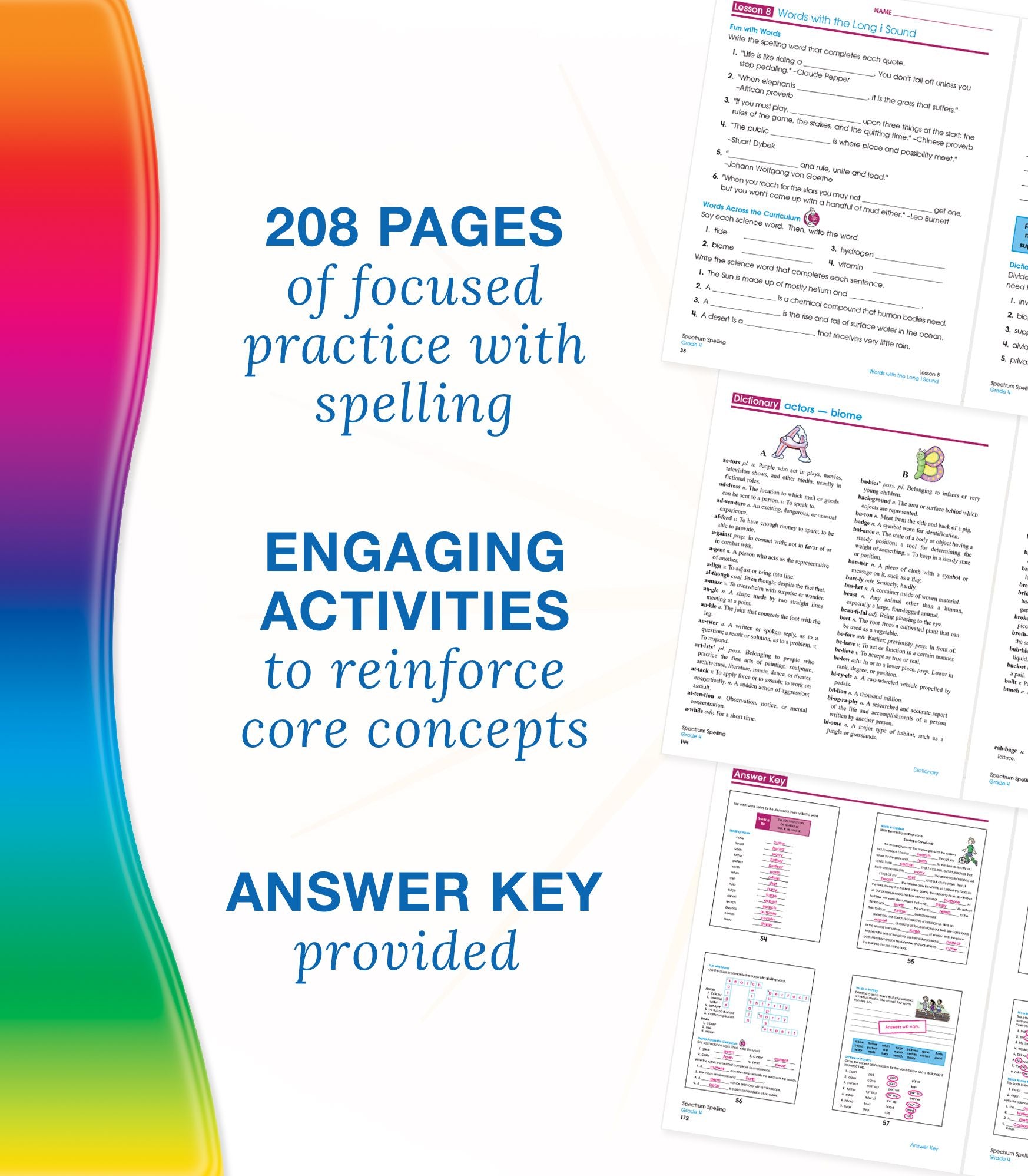 Spectrum Spelling, Grade 4