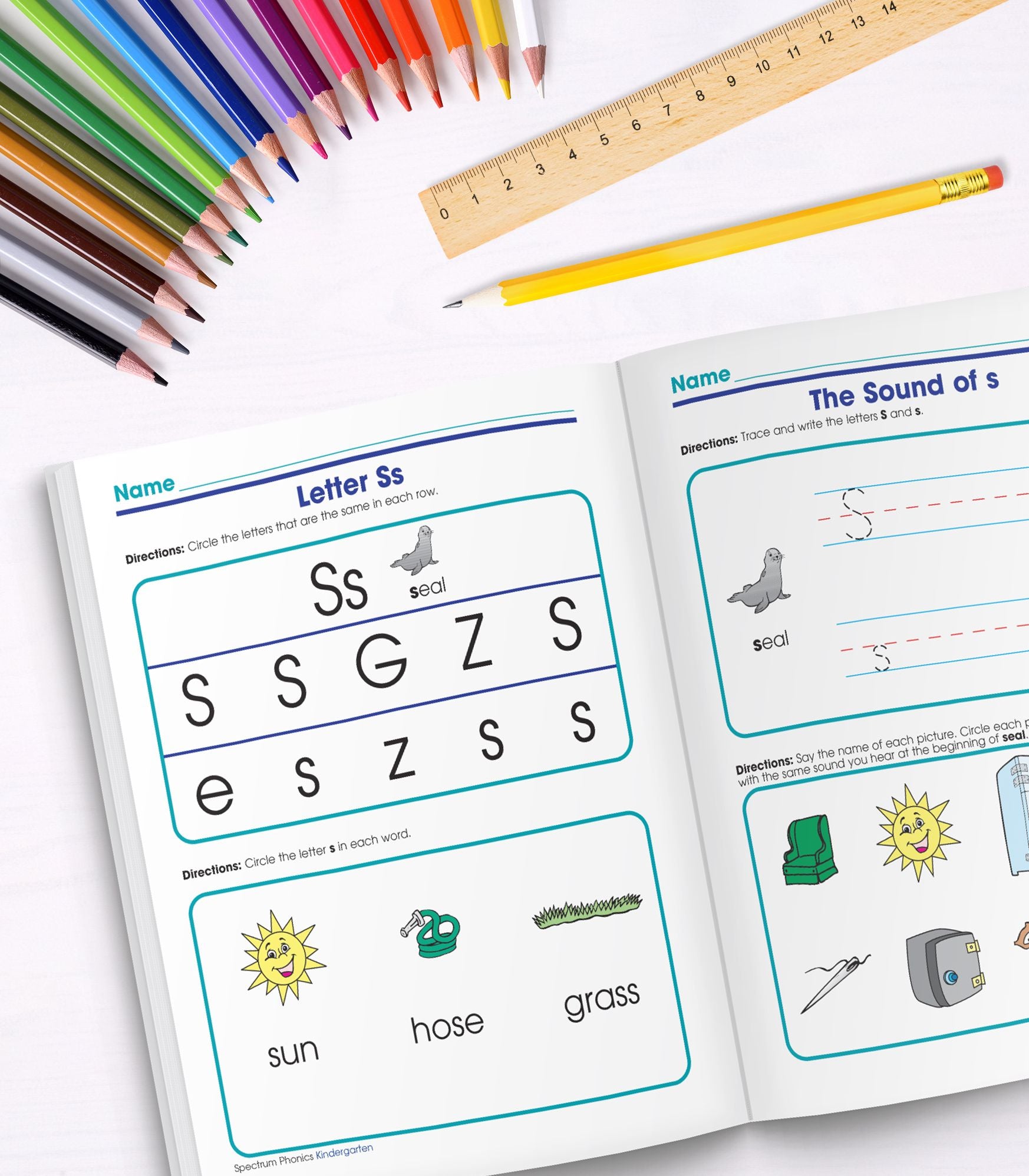 Spectrum Phonics, Grade K