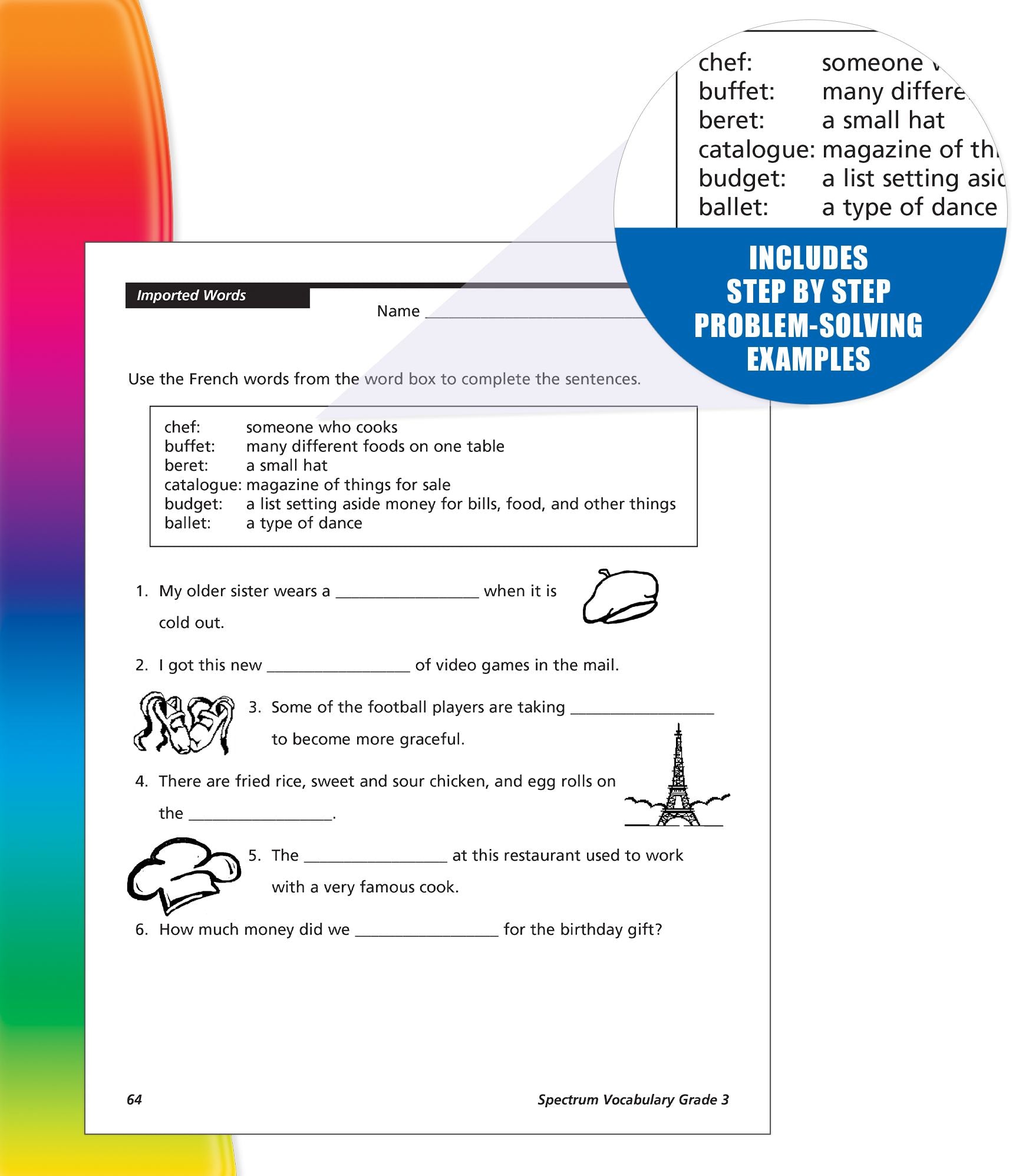 Spectrum Vocabulary, Grade 3
