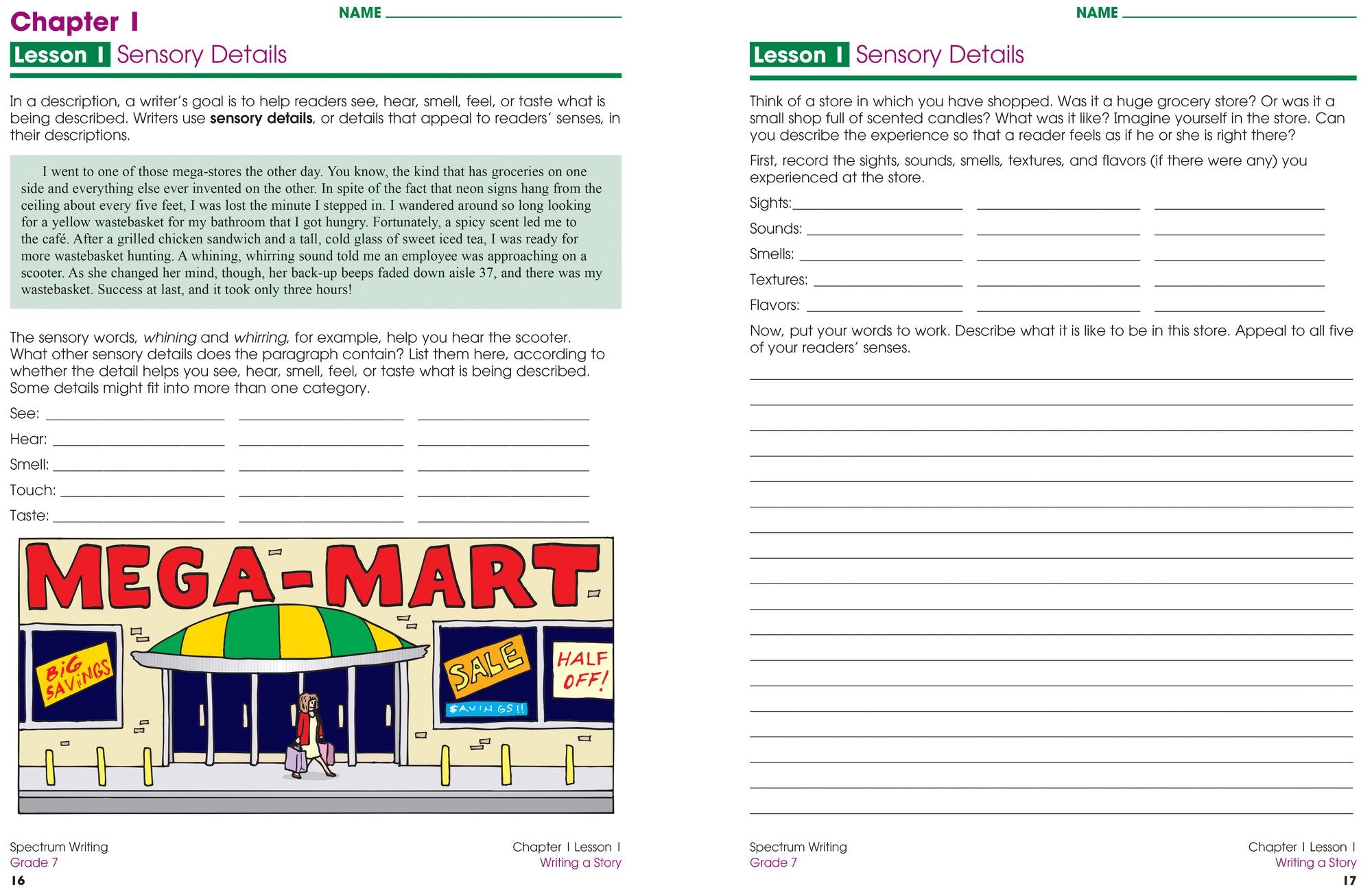 Spectrum Writing, Grade 7