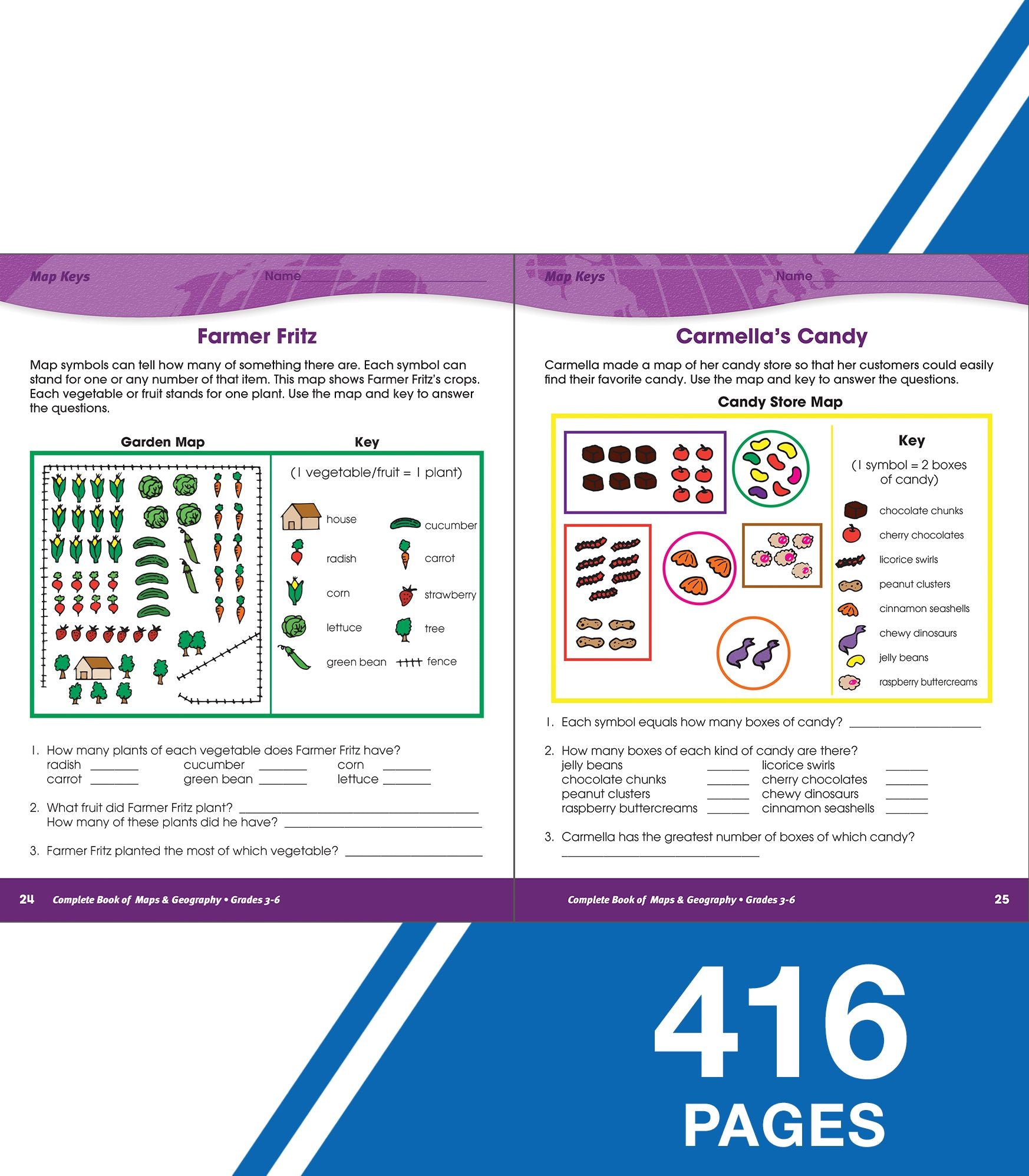The Complete Book of Maps & Geography, Grades 3 - 6