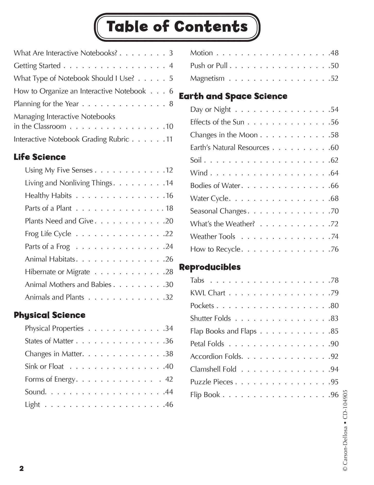 Science, Grade 1