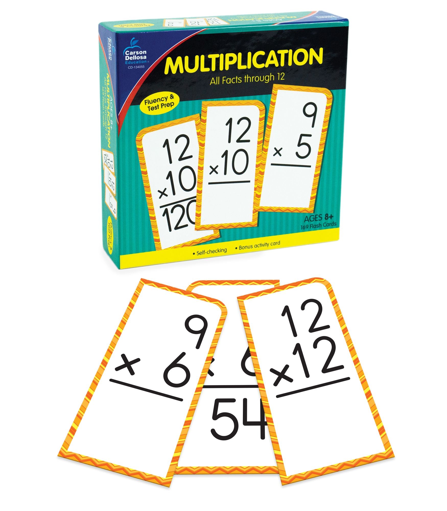 Multiplication All Facts through 12 Flash Cards
