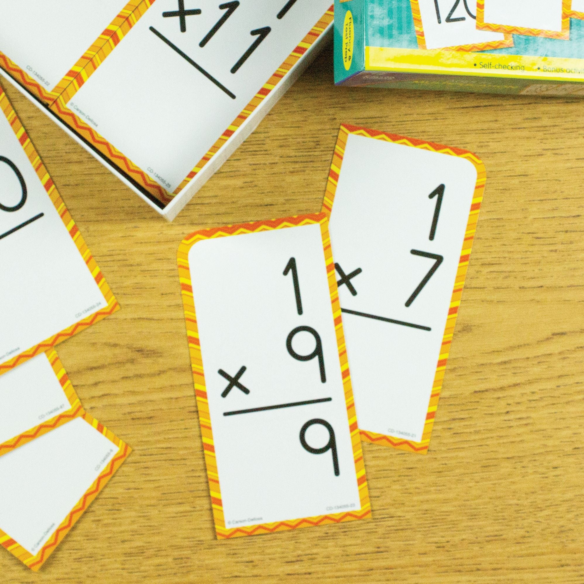Multiplication All Facts through 12 Flash Cards