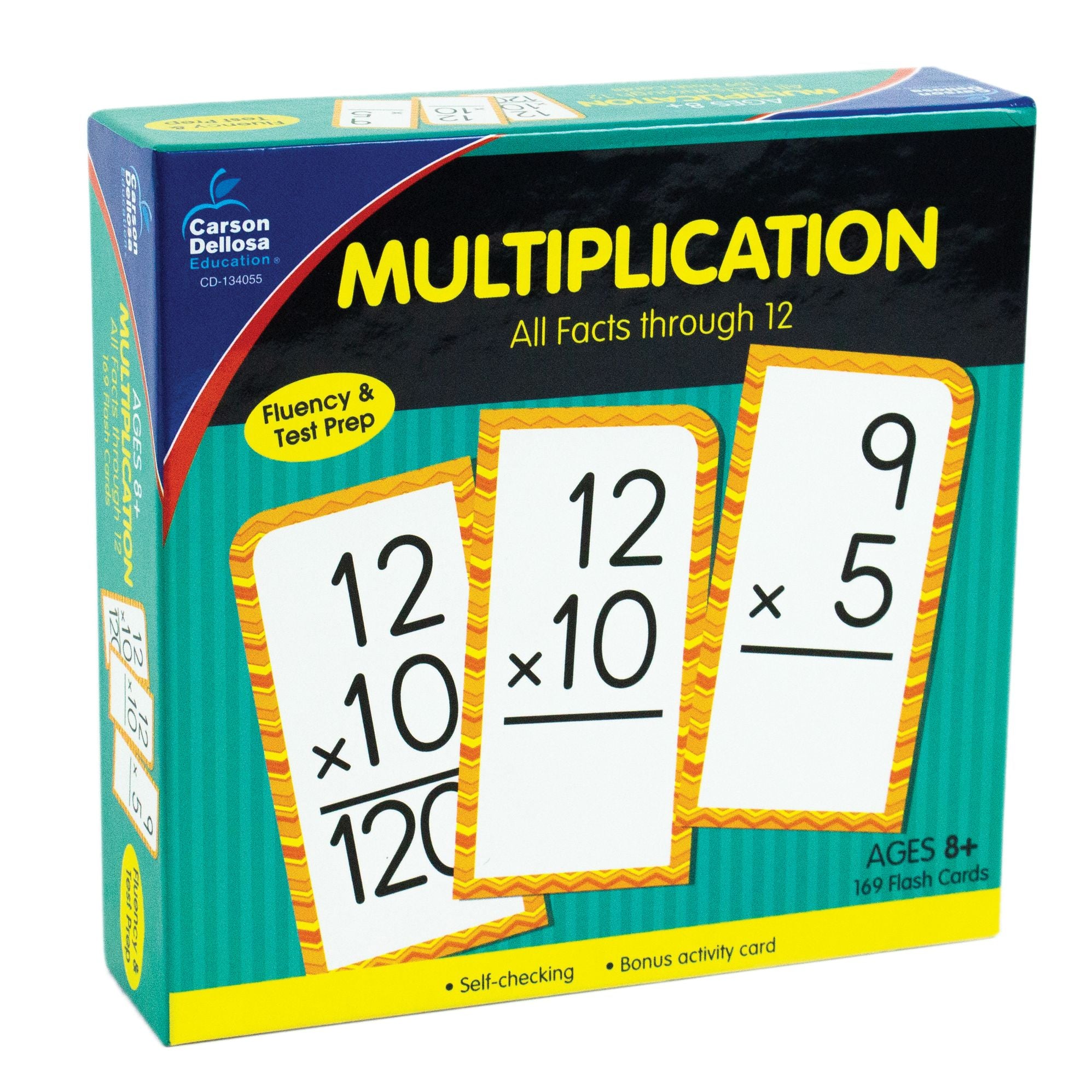 Multiplication All Facts through 12 Flash Cards