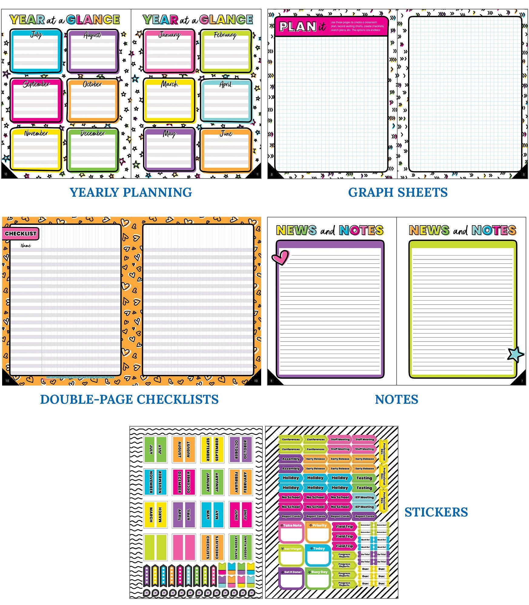 Kind Vibes Teacher Planner