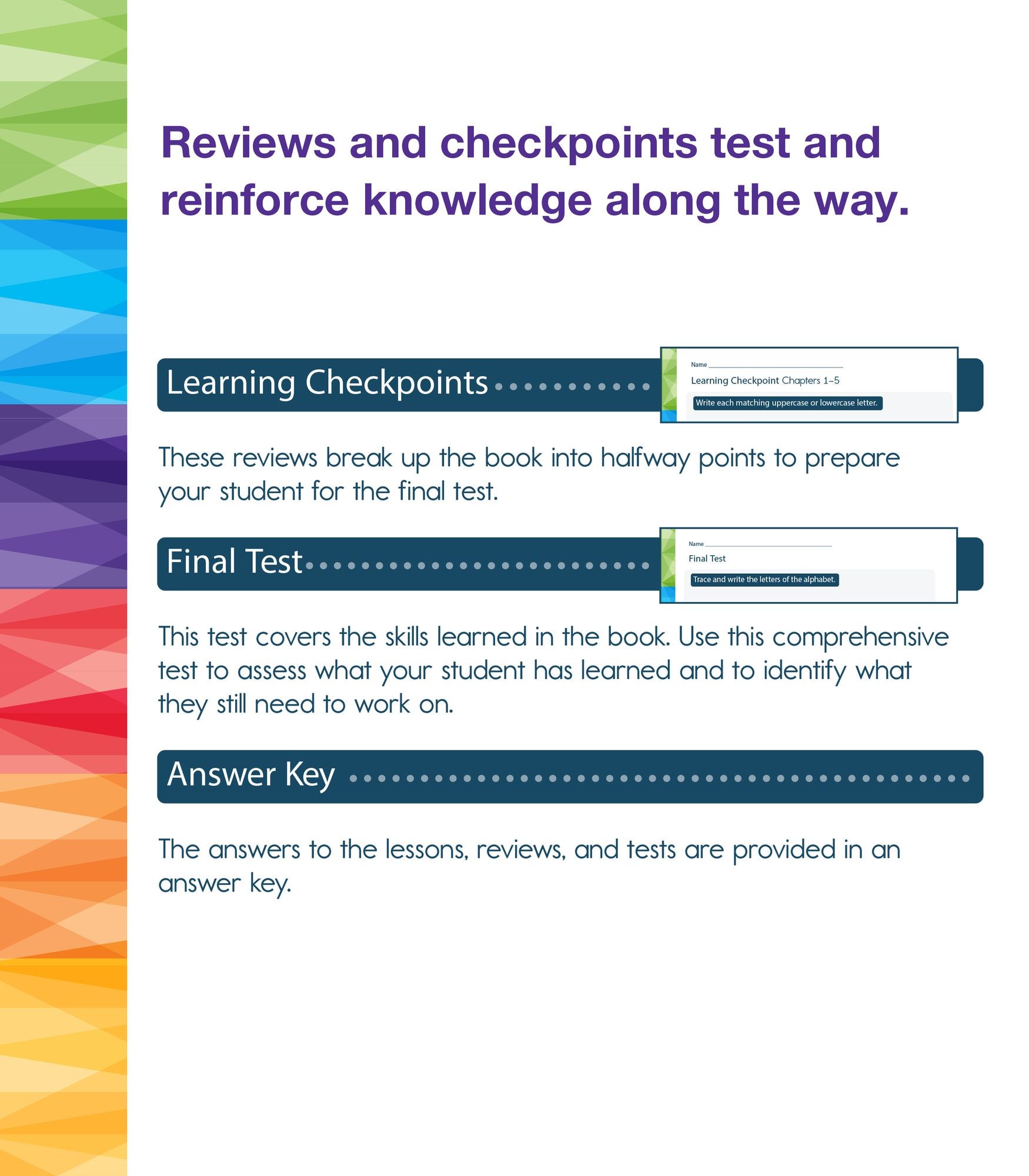 Spectrum Language Arts Workbook, Grade K
