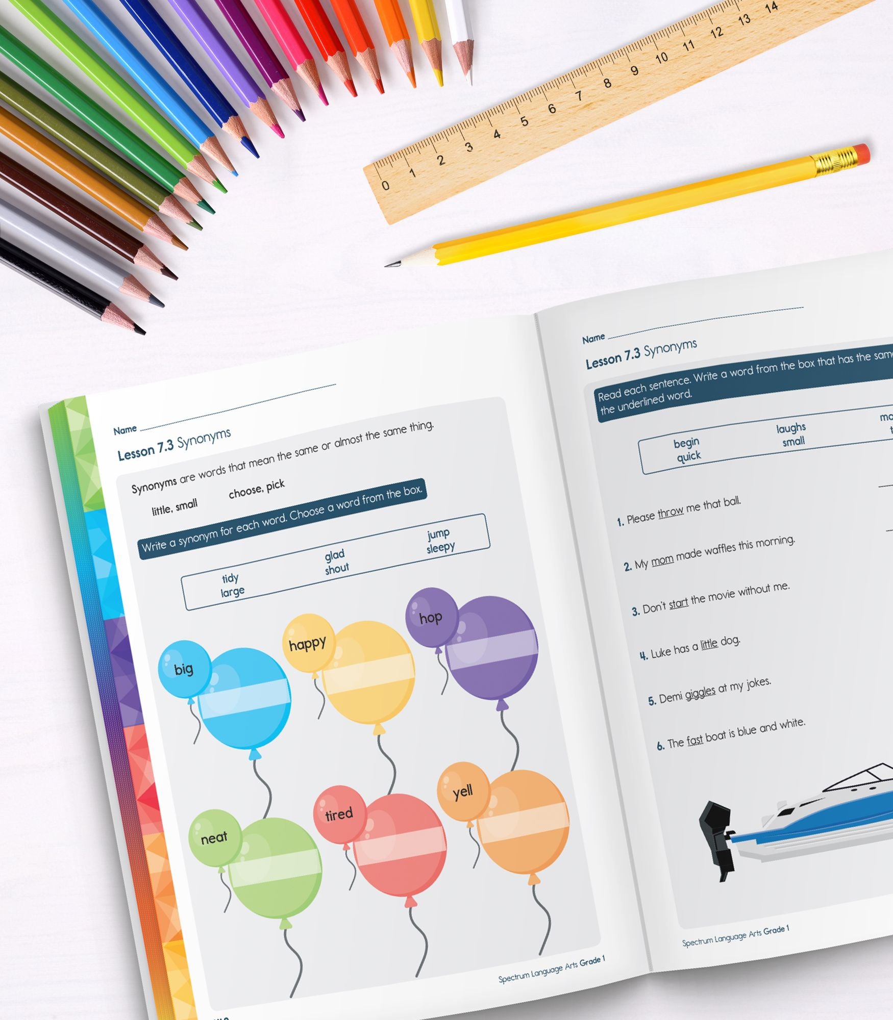 Spectrum Language Arts Workbook, Grade 1