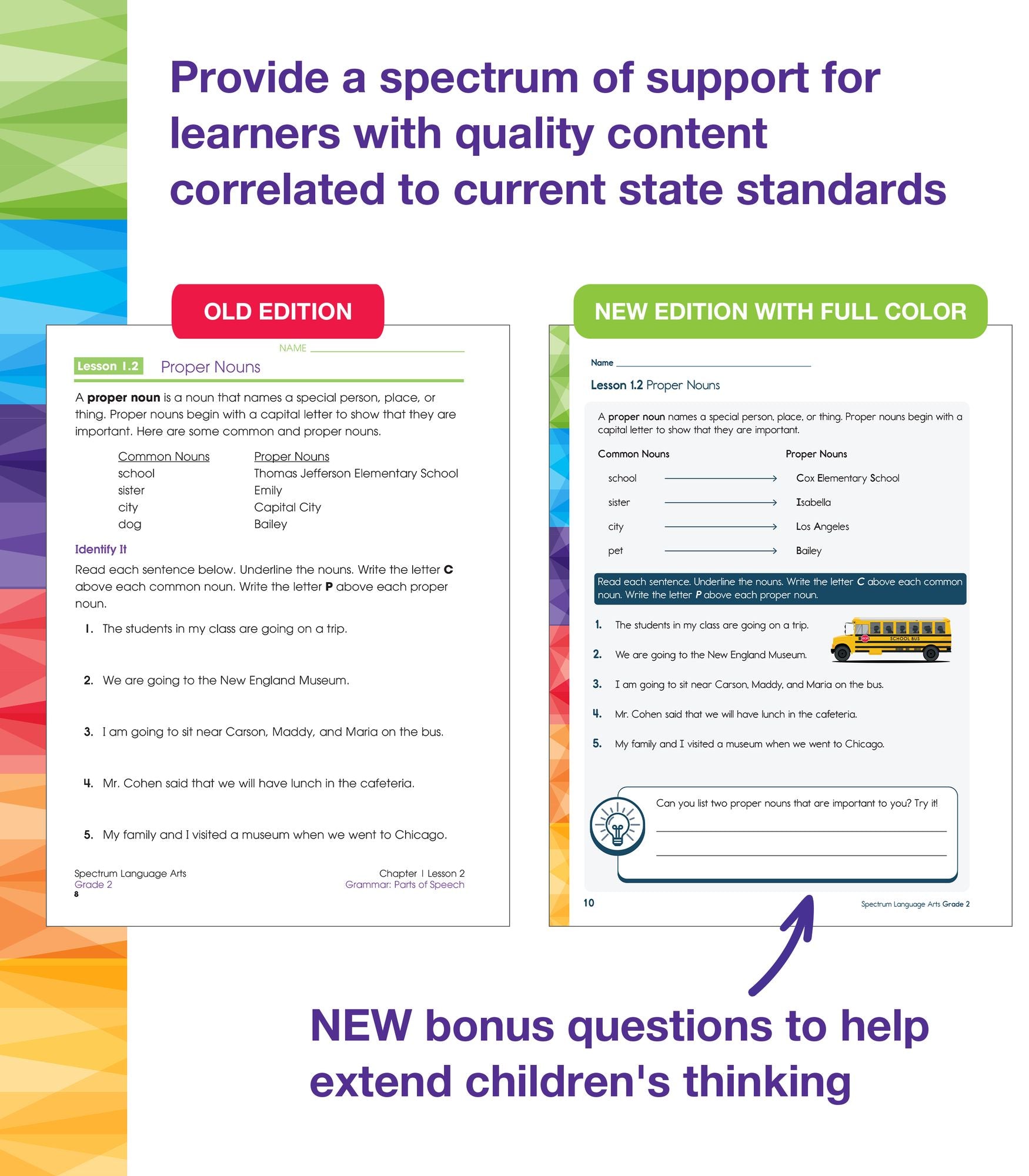 Spectrum Language Arts Workbook, Grade 2