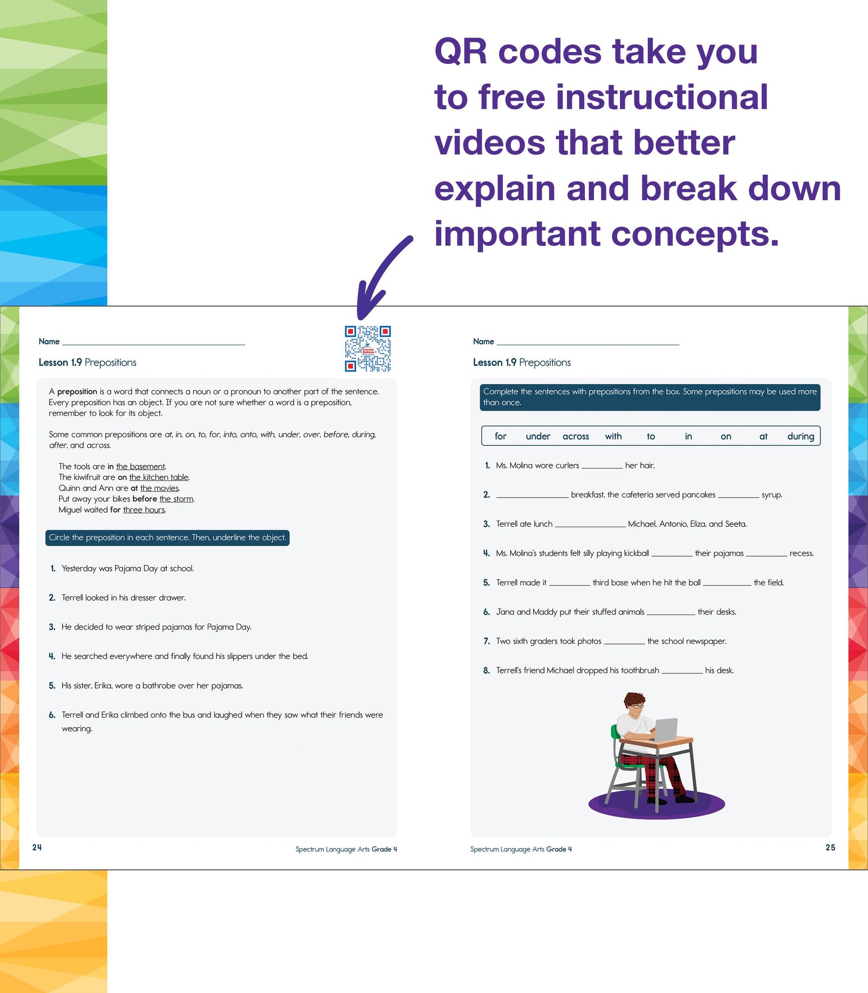 Spectrum Language Arts Workbook, Grade 4